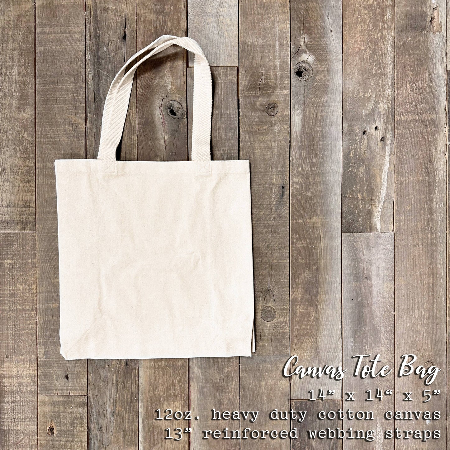 Garden Tools - Canvas Tote Bag - Indigo Tangerine