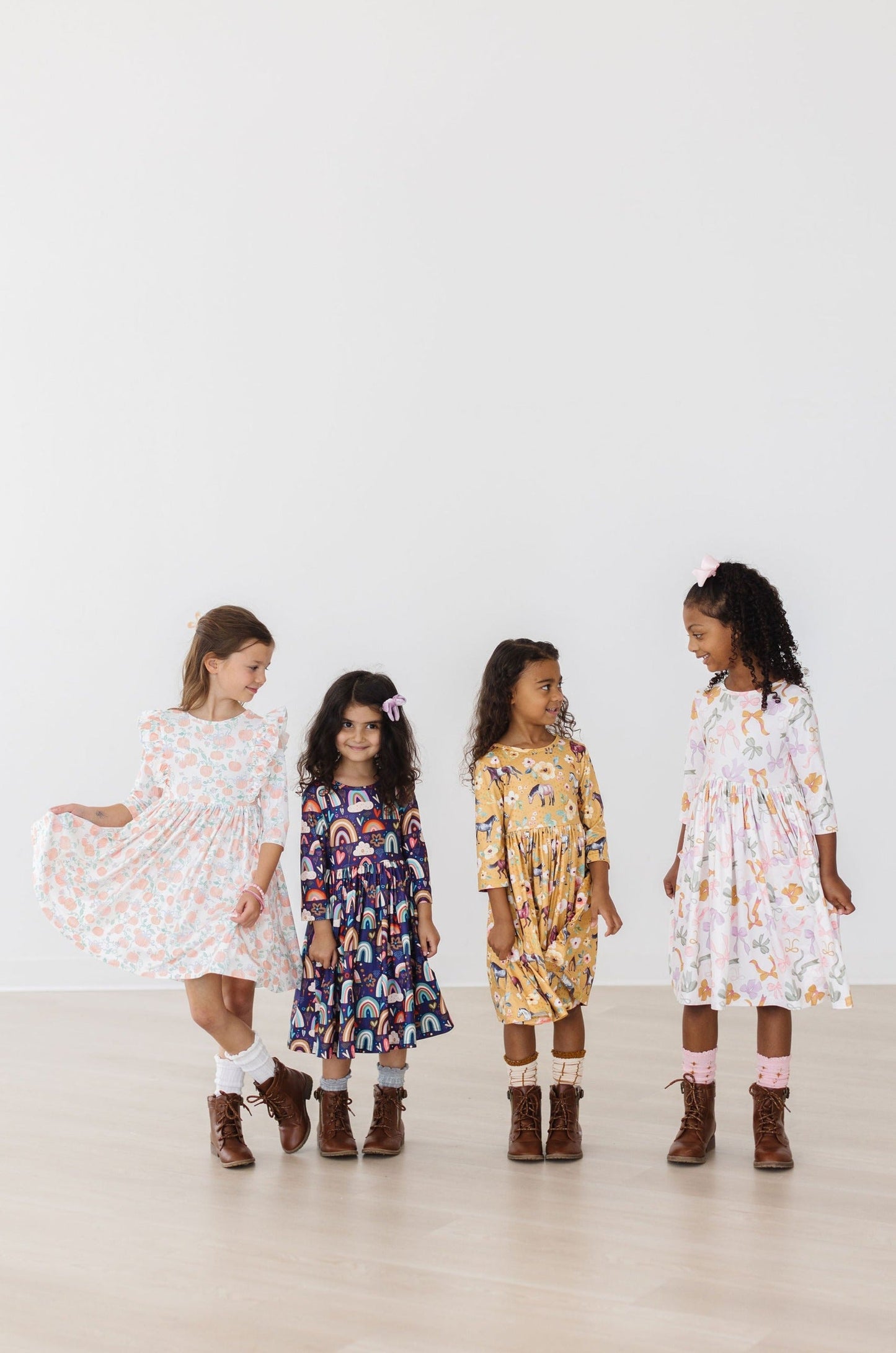 Midnight Rainbows Pocket Twirl Dress - Mila & Rose ®