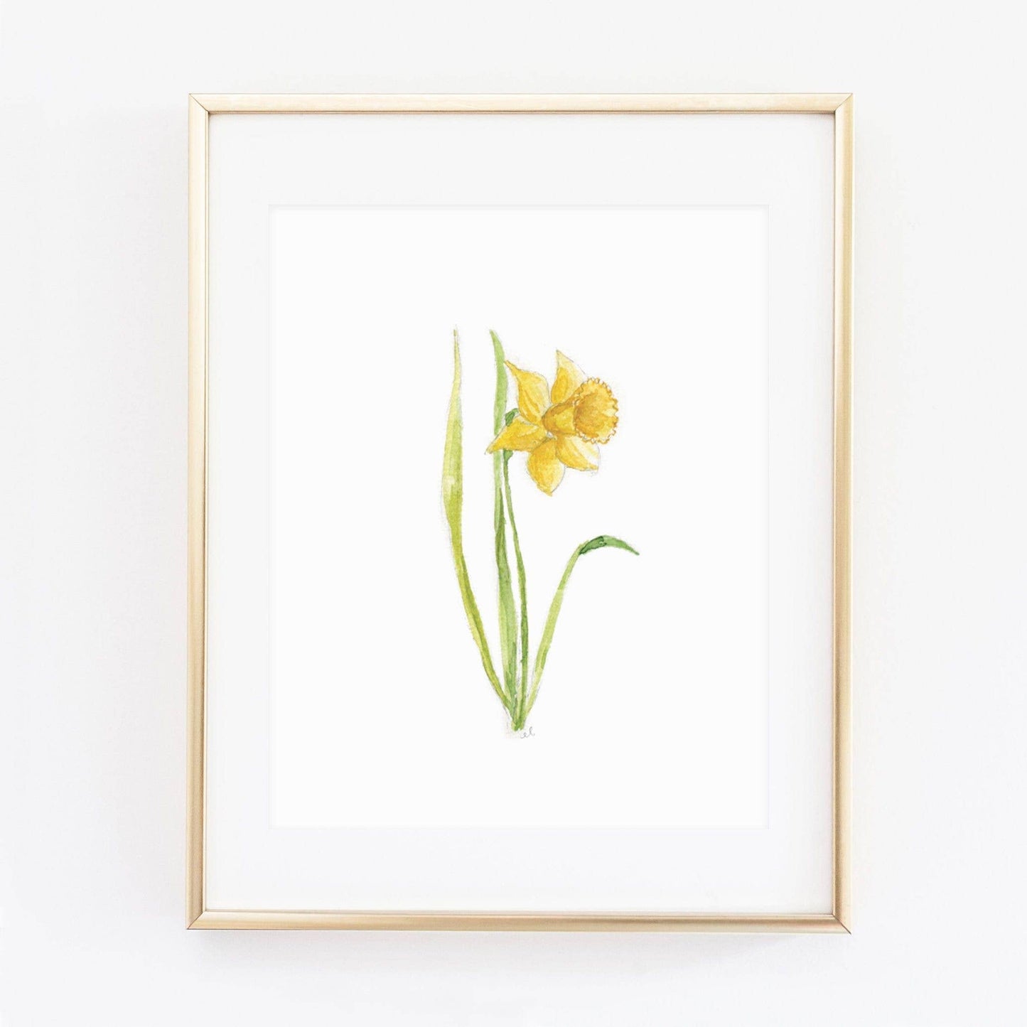 Daffodil Art Print 8’’x10’’ - emily lex studio