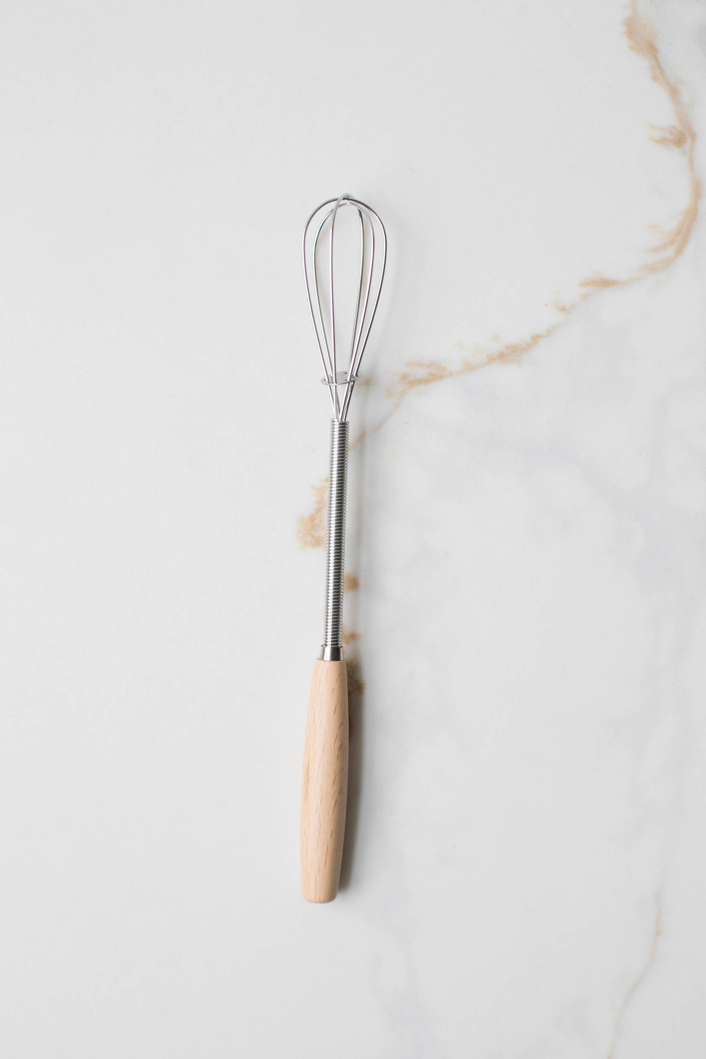 Vintage Mini Whisk with Wood Handle - Fodory