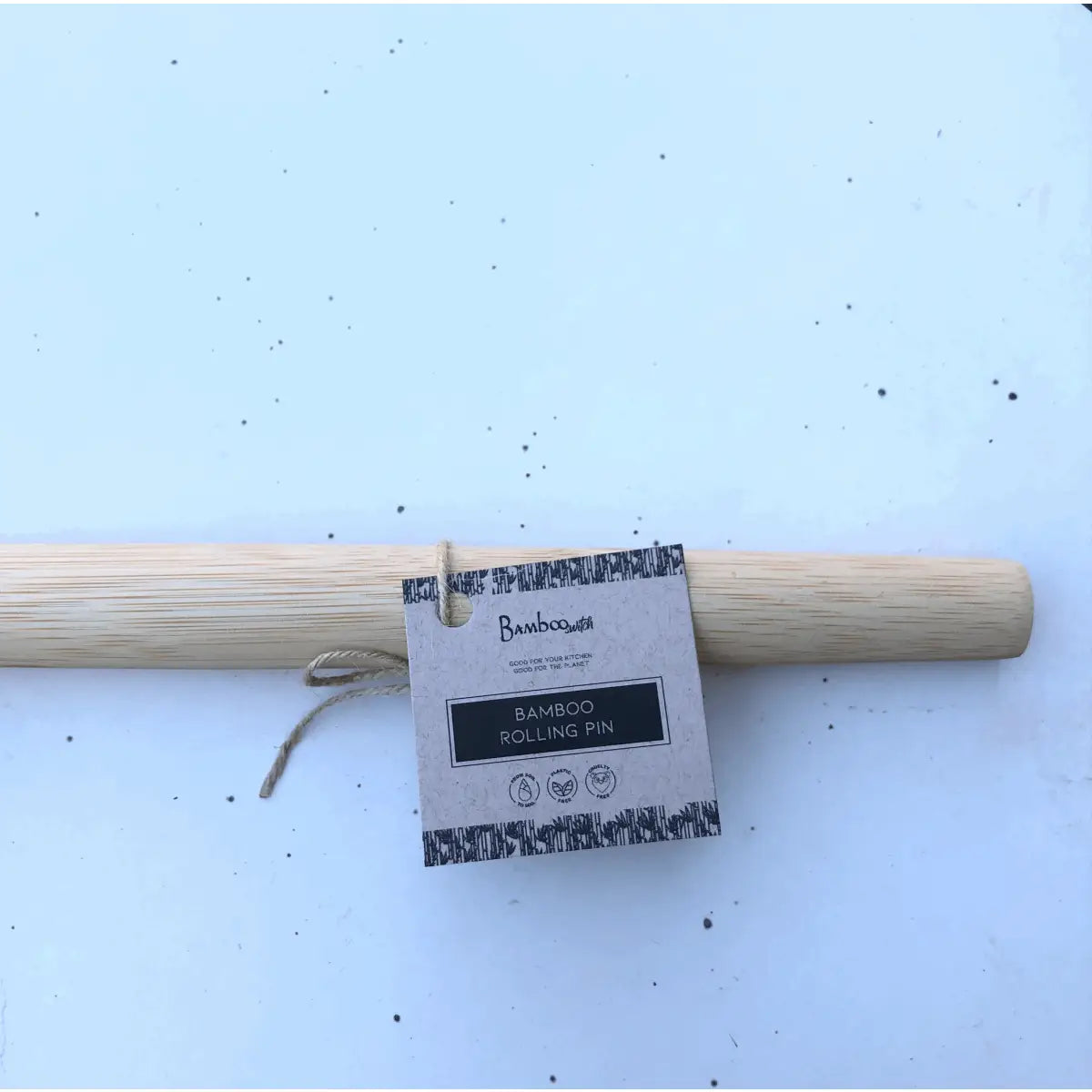 13’’ Bamboo Rolling Pin - Bamboo Switch