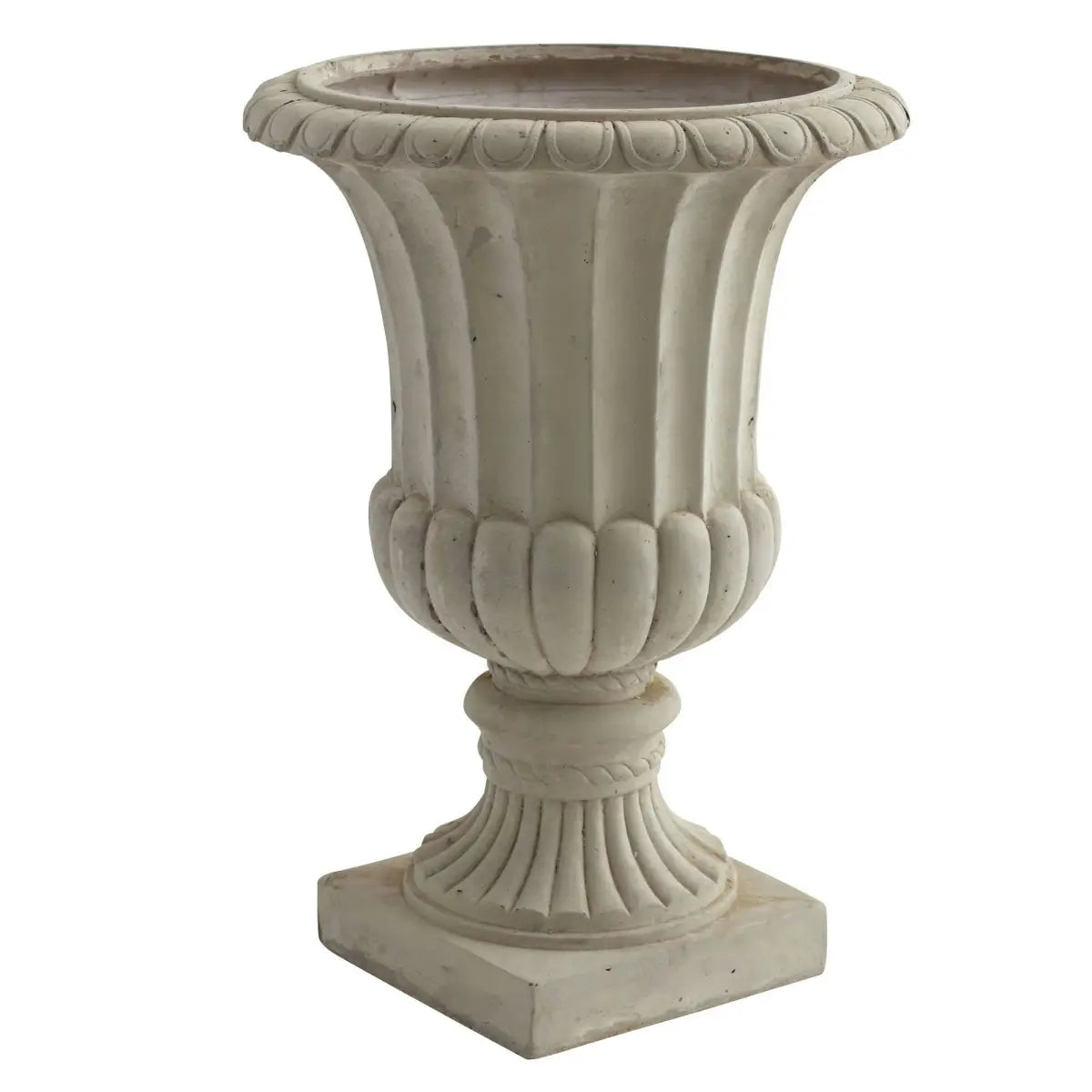 16” Slate Urn Planter (Indoor/Outdoor) - Nearly Natural