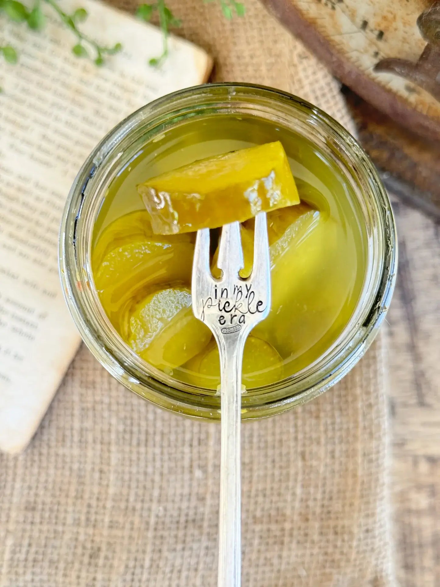 In My Pickle Era - Vintage Stamped Cocktail Fork - The Sassy Barn