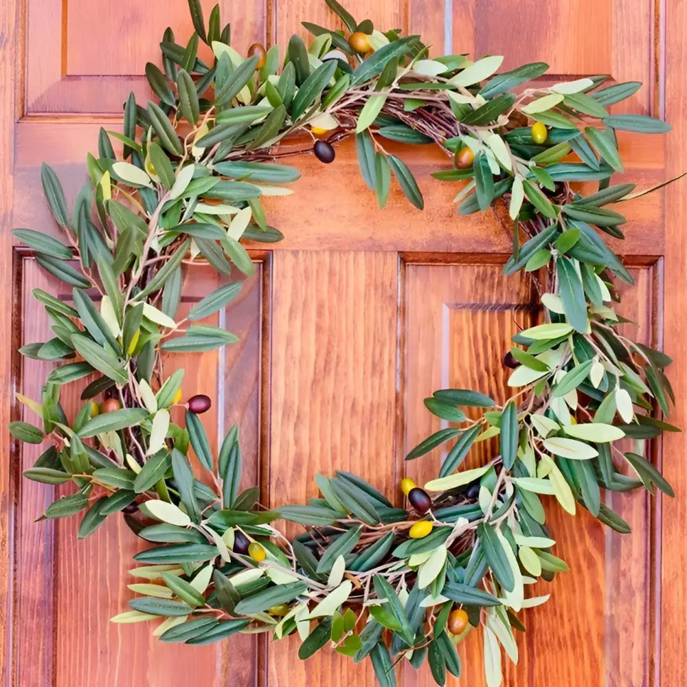 20’’ Olive Wreath - Nearly Natural