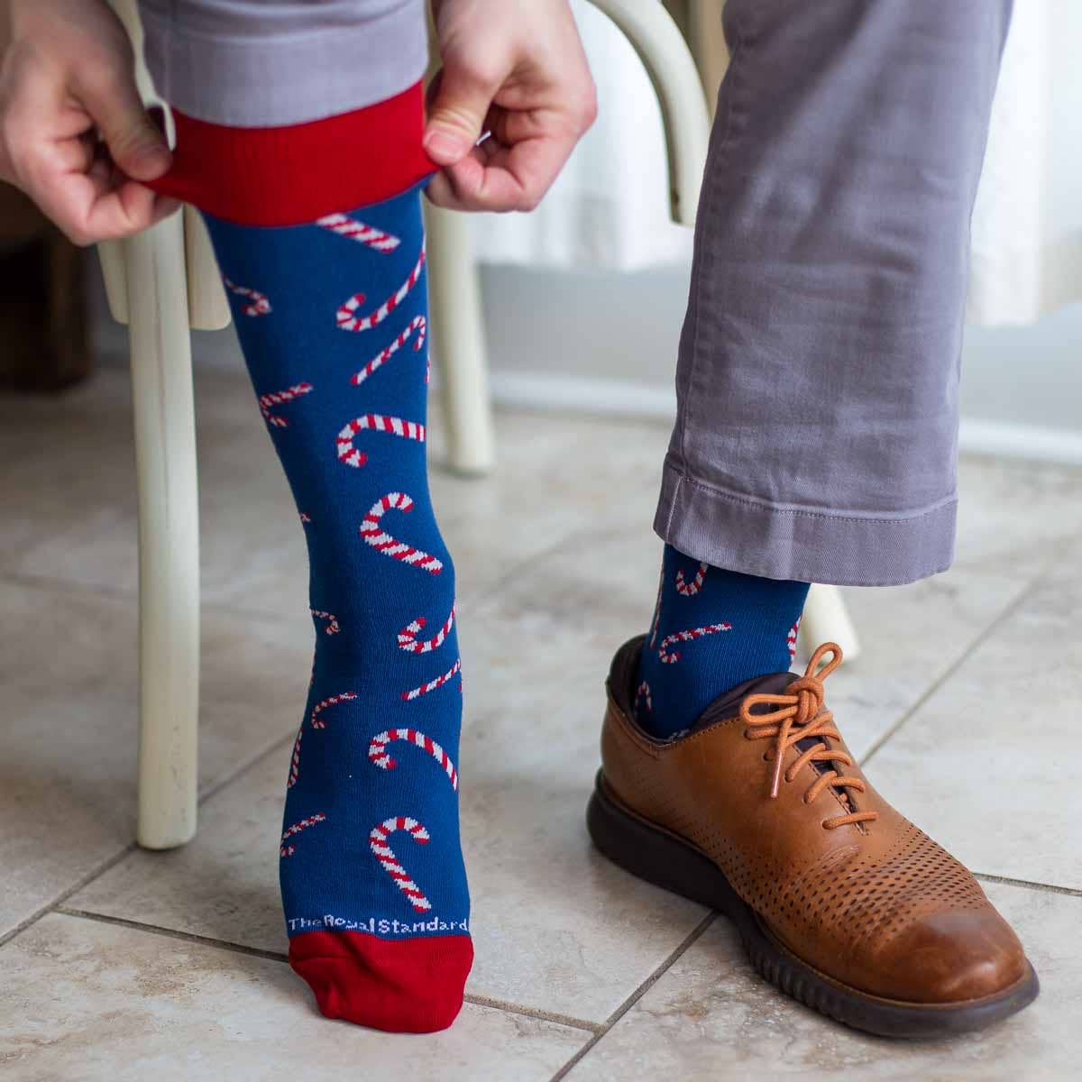 Men’s Candy Cane Lane Socks