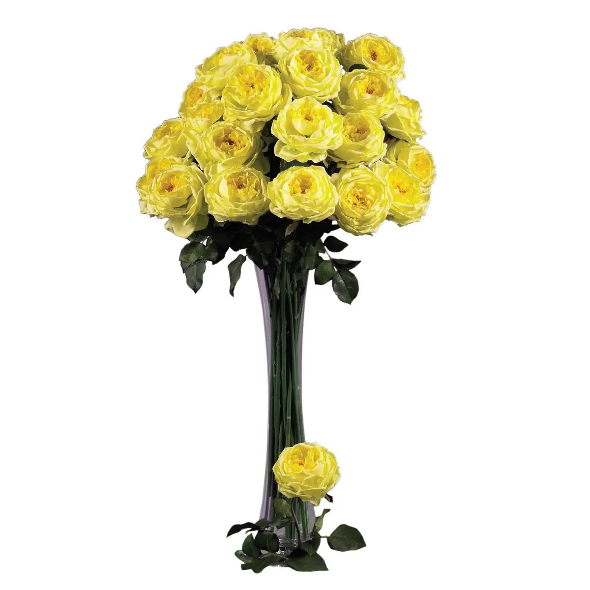 31’’ Large Rose Stem (Set of 12)’ - Nearly Natural