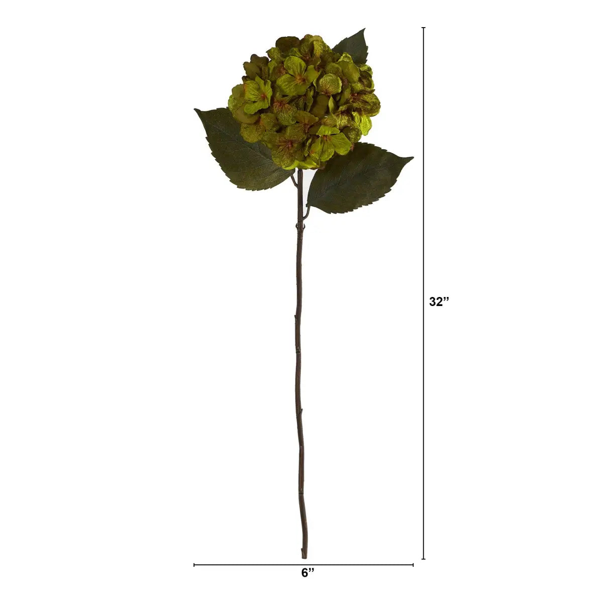 32” Hydrangea Artificial Flower (Set of 6) - Nearly Natural