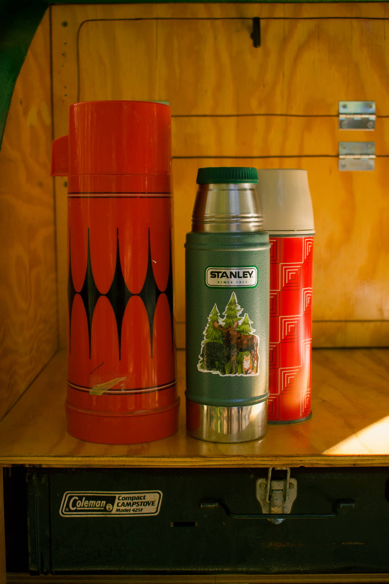 Vintage Thermos Vinyl Sticker - Little Rocks Design