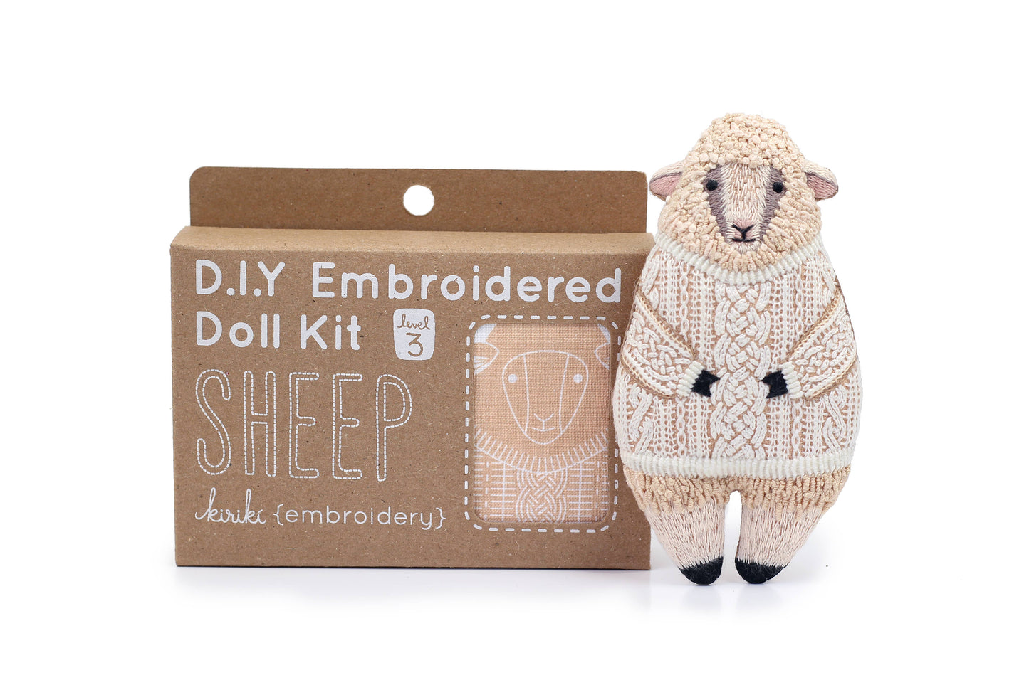 Sheep - Embroidery Kit - Kiriki Press