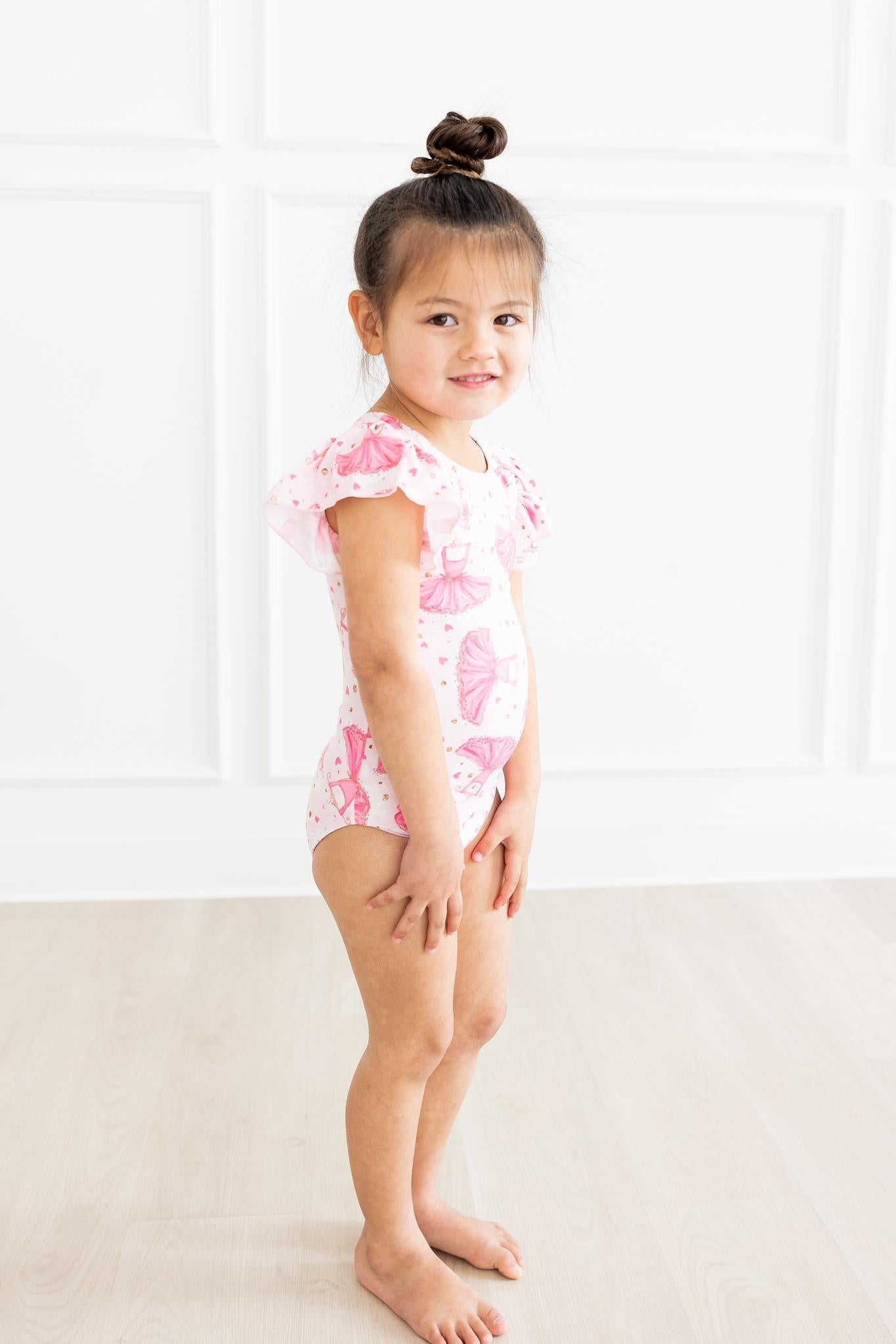 Pirouette Ballet Flutter Sleeve Leotard - Mila & Rose ®