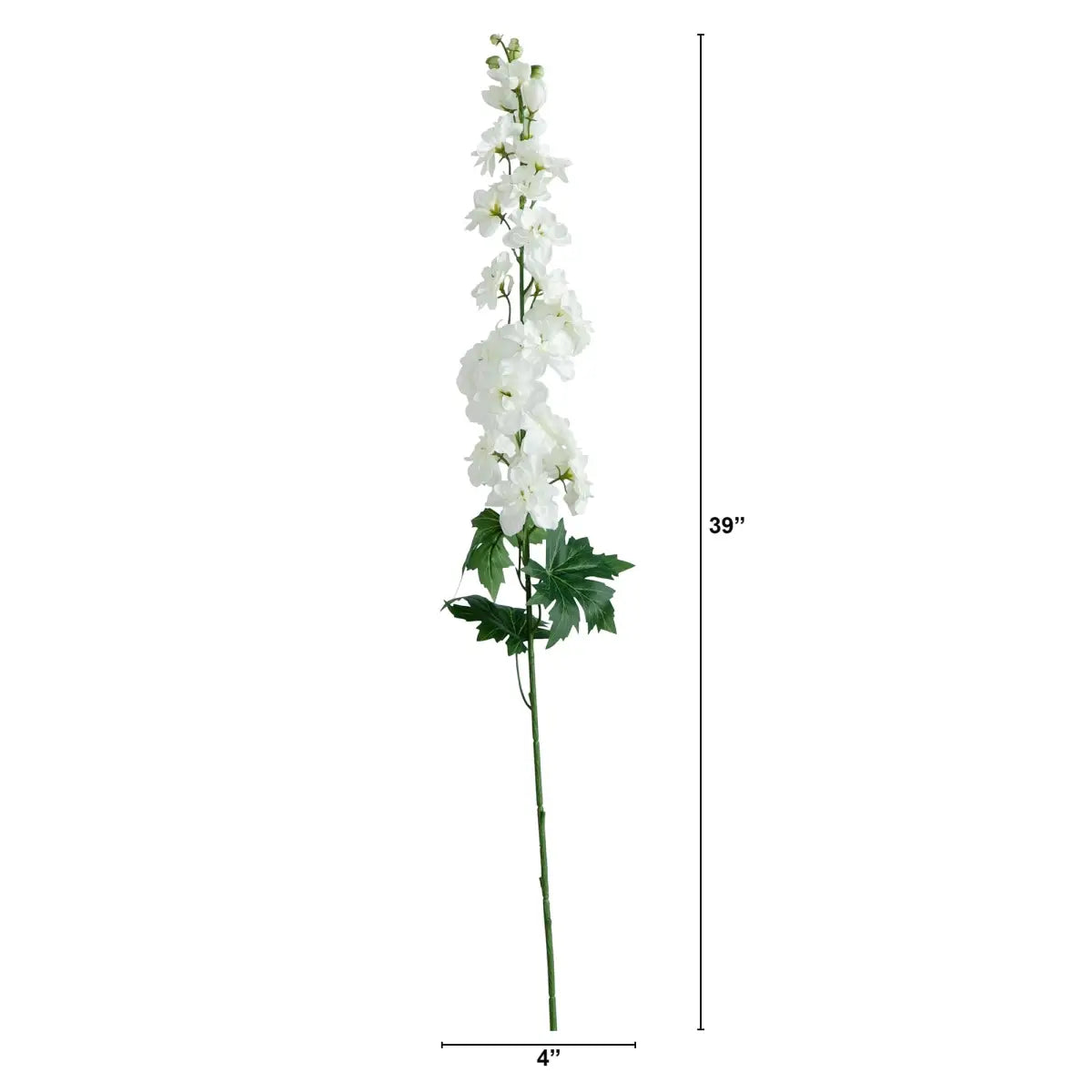 39’’ Artificial Delphinium Flower Stems- Set of 3 - Nearly Natural