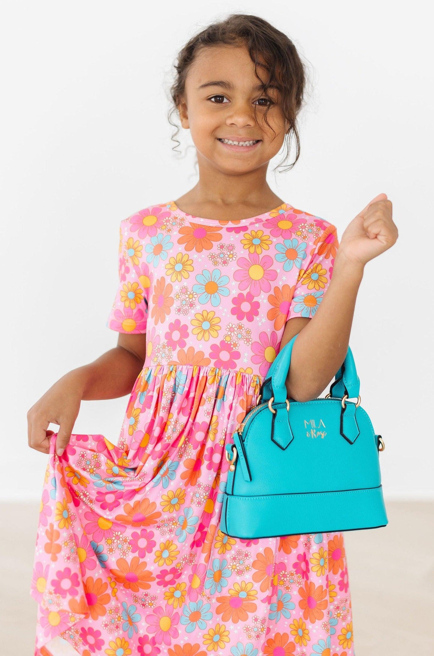 Caribbean Blue Girl’s Crossbody Purse - Mila & Rose ®