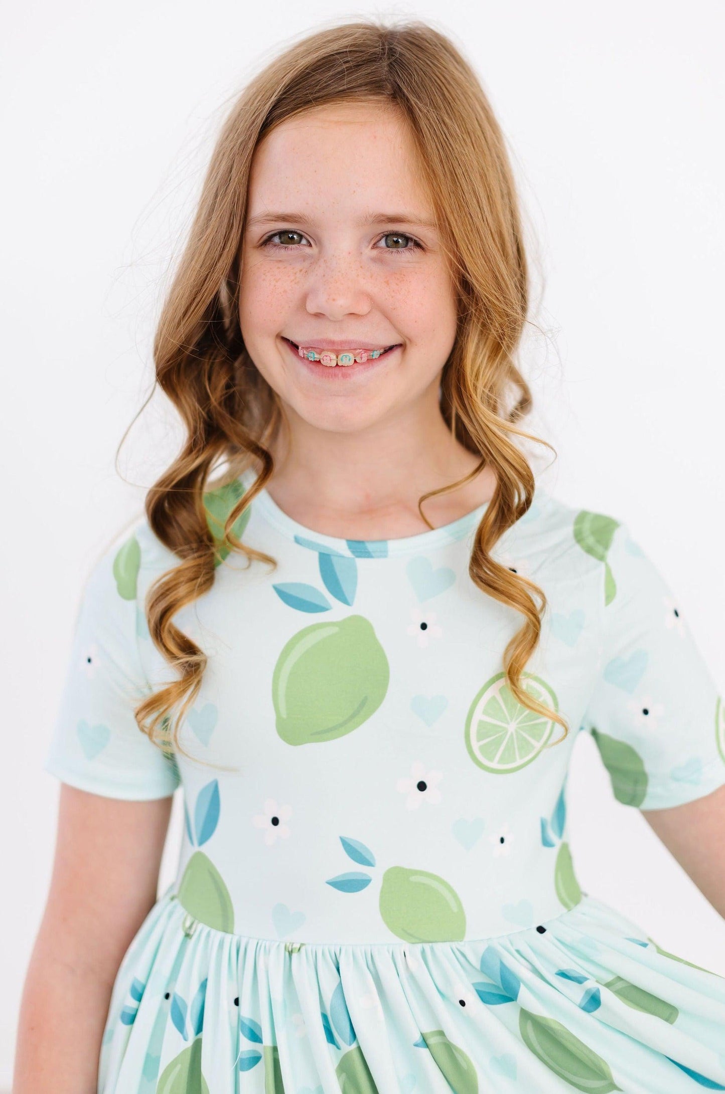 Key Lime Cutie S/S Pocket Twirl Dress - Mila & Rose ®