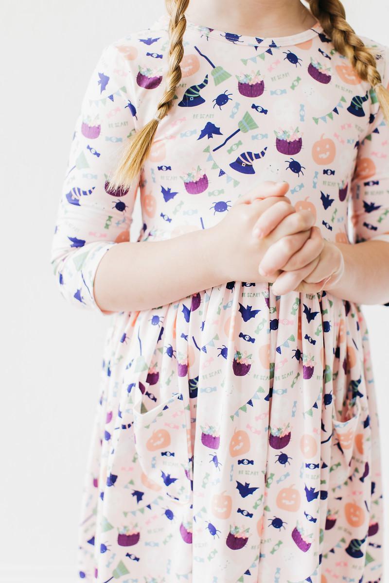 Trick or Treat Pocket Twirl Dress - Mila & Rose ®