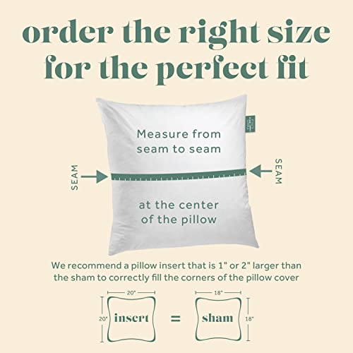 ComfyDown 95% Feather 5% Down Rectangle Decorative Pillow Insert Sham Stuffer - MADE IN USA - ComfyDown
