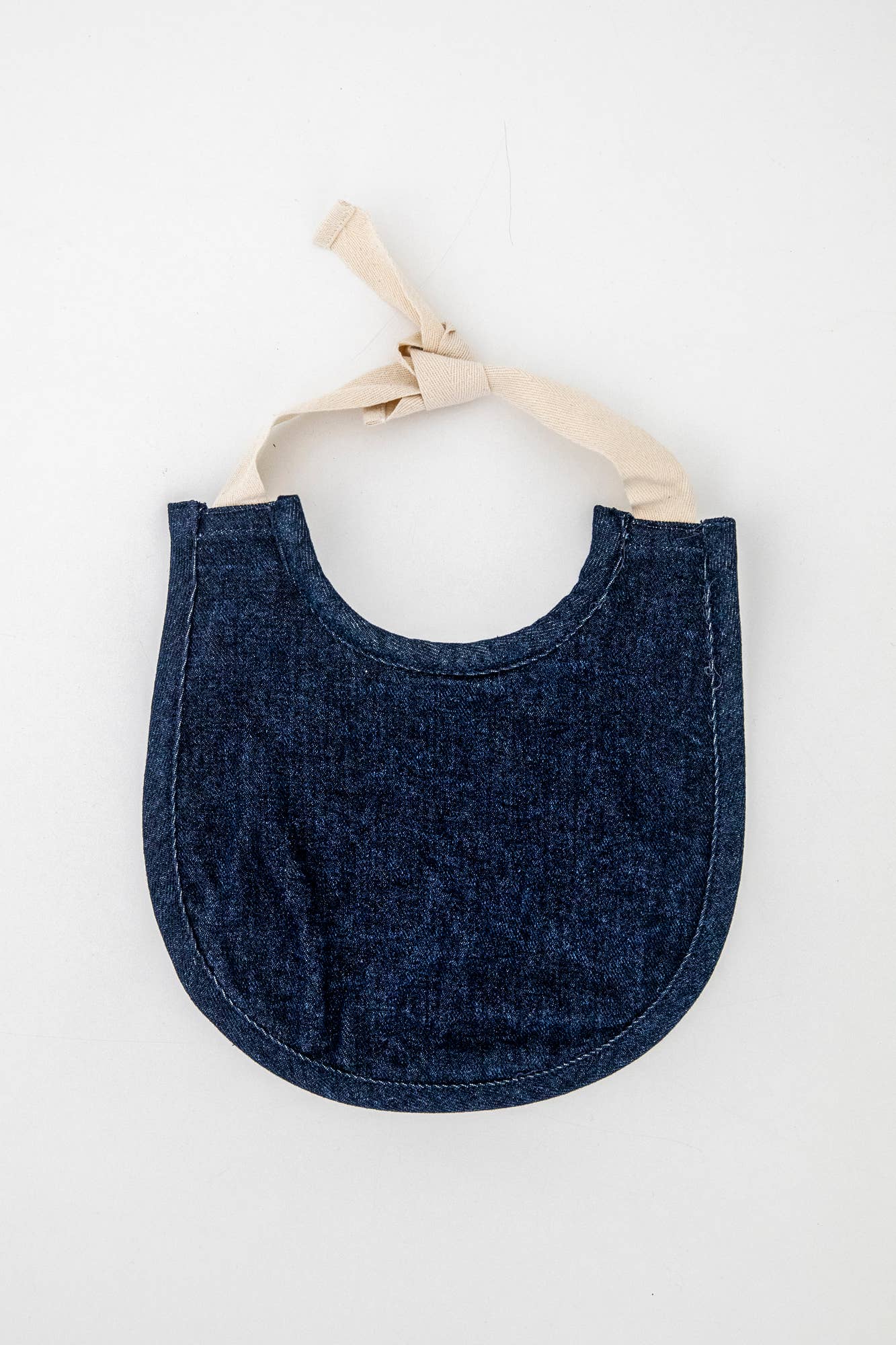 Millworks Collection Baby Bib - Dark Denim - Heirloomed Collection