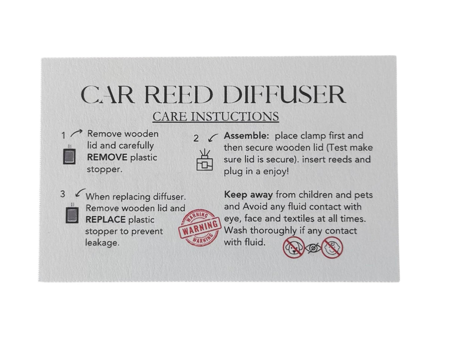 Orange Blossom - Glass Bottle Car Freshener 8ml - Charmed Harvest