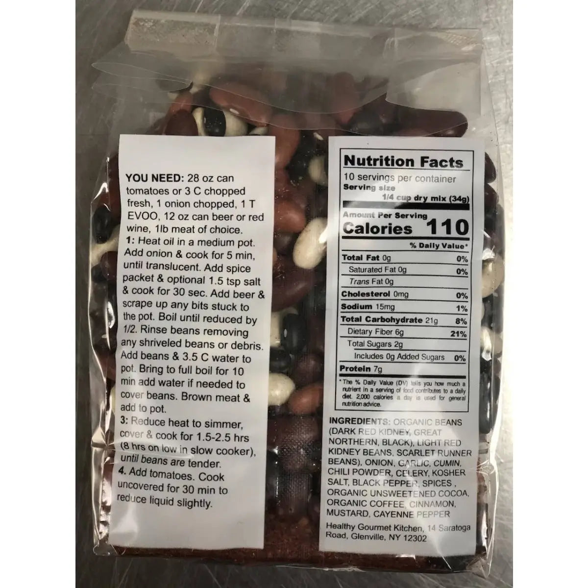 Soup Mix - 5 Bean Chili - Healthy Gourmet Kitchen