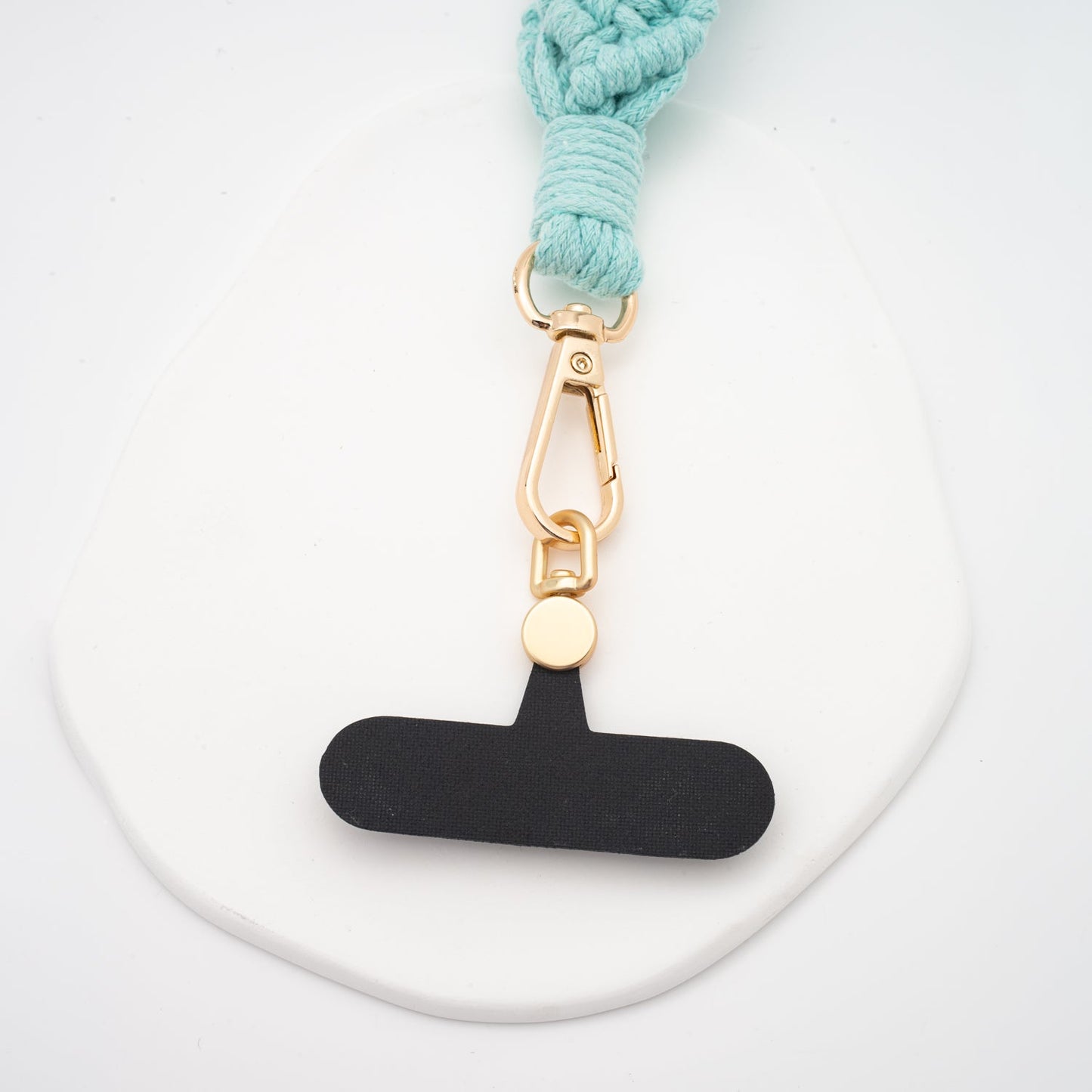Fresh Mint Macramé Wrist Strap (Phone, Keys, Bag Accessorry)