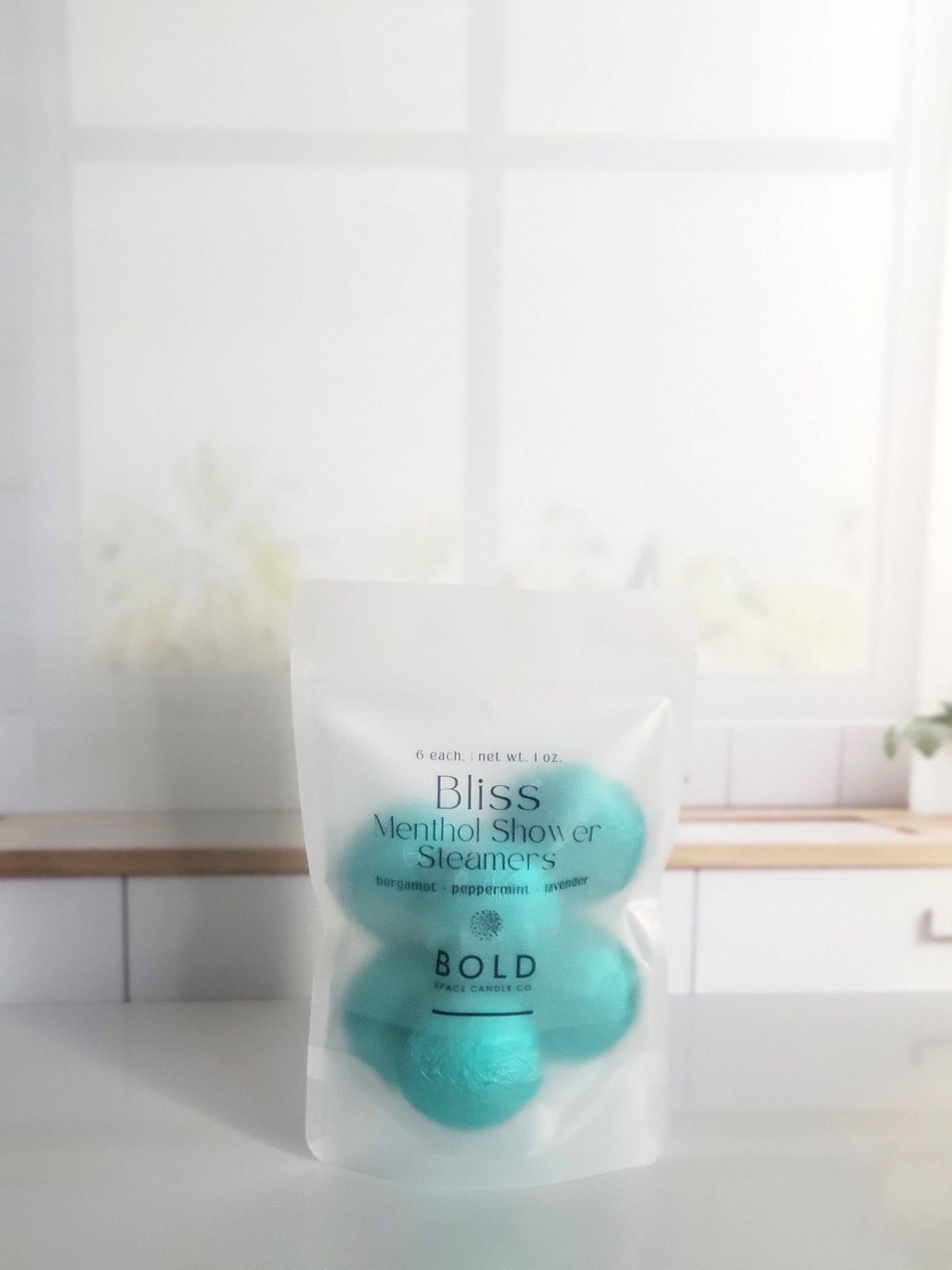 Shower Steamers - Bliss – Bergamot Peppermint & Lavender - 6 pack - Bold Space Candle Co.