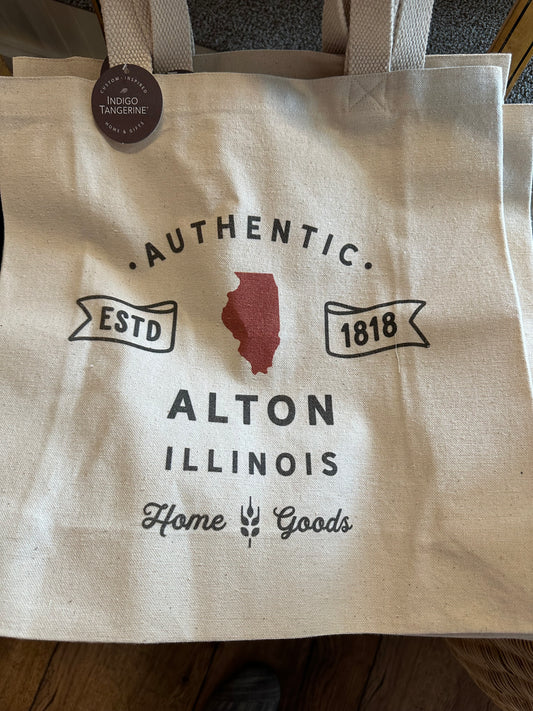 Authentic Alton Illinois Tote Bag