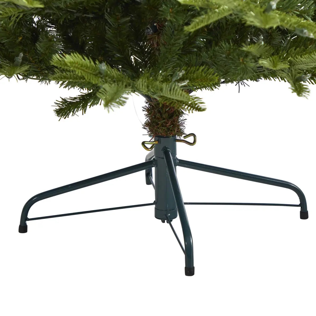 6’ Layered Washington Spruce Artificial Christmas Tree with 350 Clear Lights and 705 Branches - Green - Nearly Natural