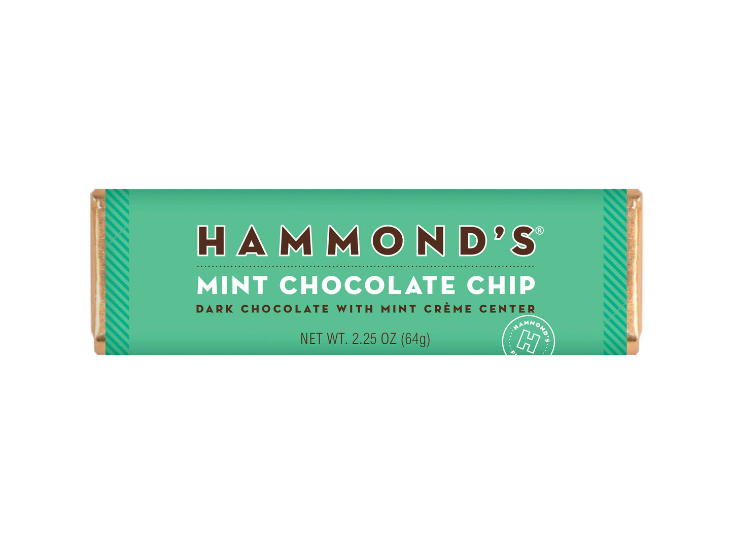 Mint Chocolate Chip - Dark Chocolate Candy Bar - Hammond’s Candies