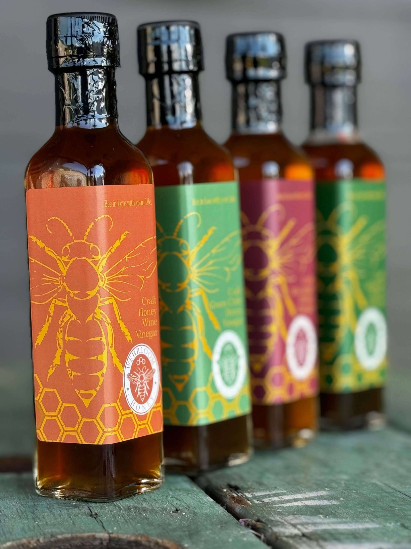 Green Chile Craft Honey Vinegar - Wehrloom Honey