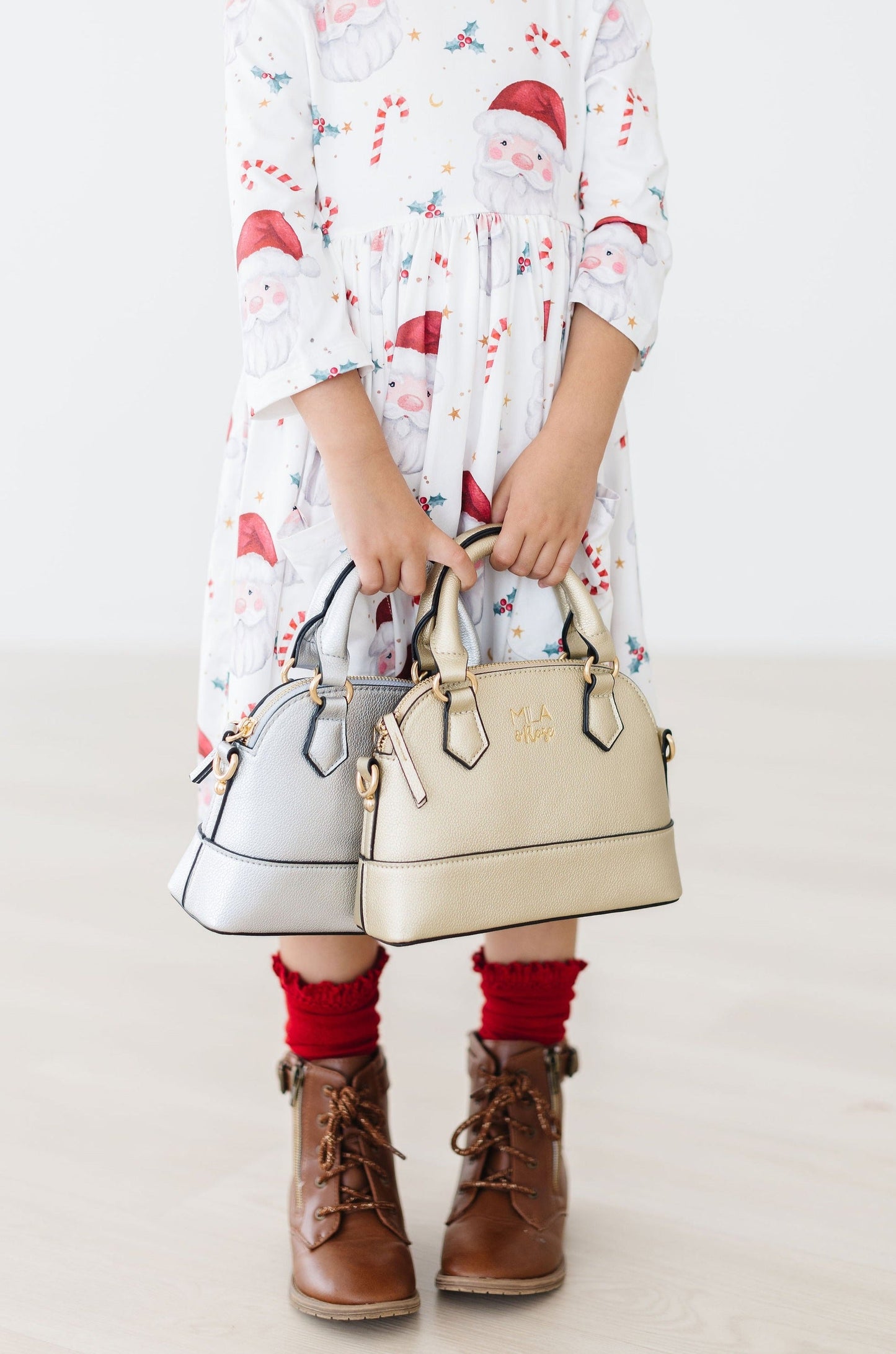 Gold Metallic Girl’s Crossbody Purse - Mila & Rose ®