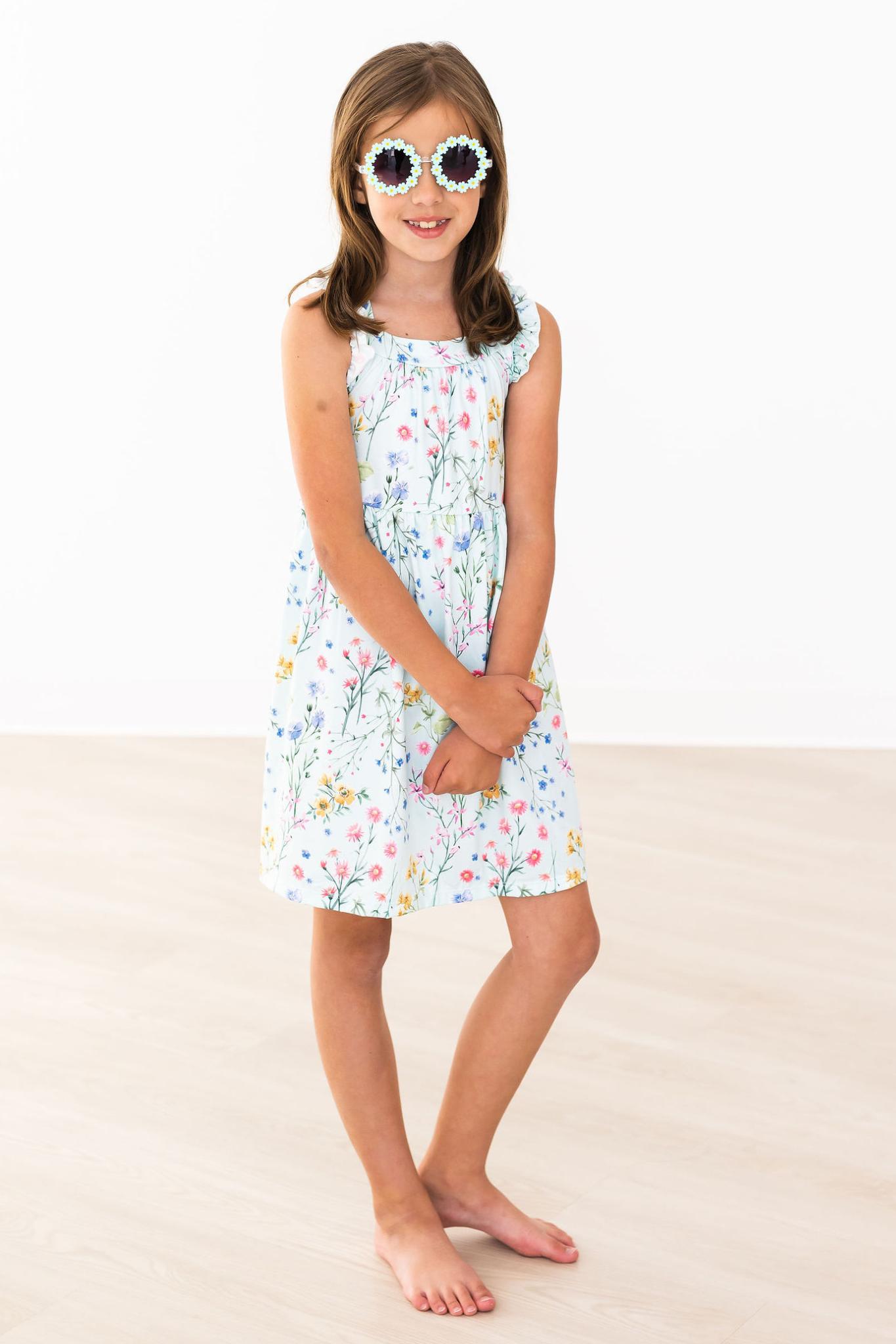 Wild Woods Floral Ruffle Dress - Mila & Rose ®