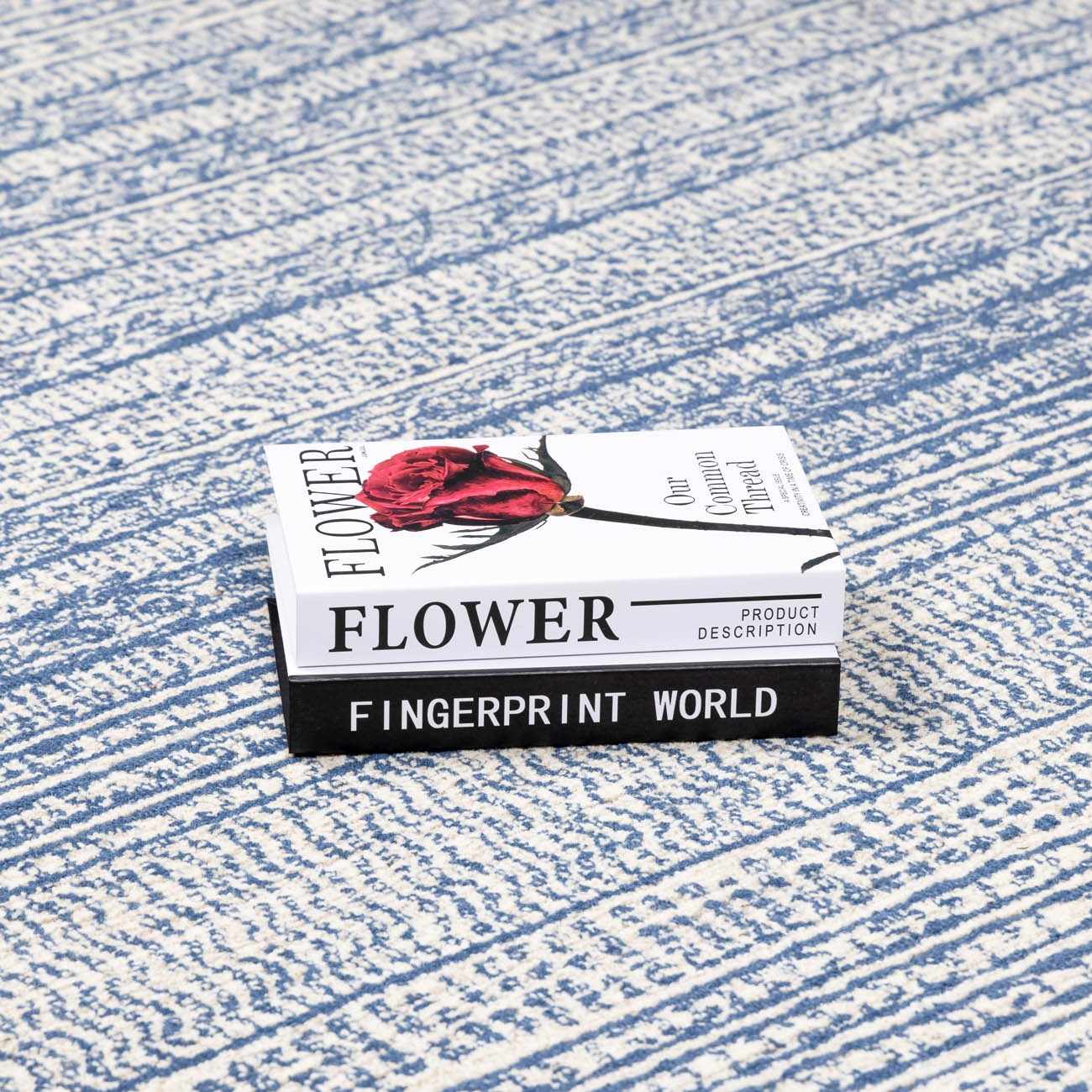 Gray Blue Tufted Maroc Wool Rug - Boutique Rugs