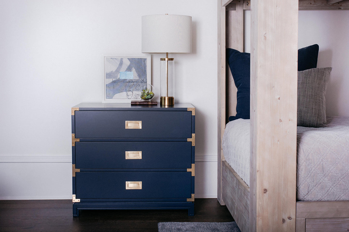 Small Carlyle Campaign Dresser - Navy