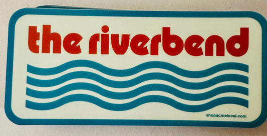 Riverbend Waves Sticker
