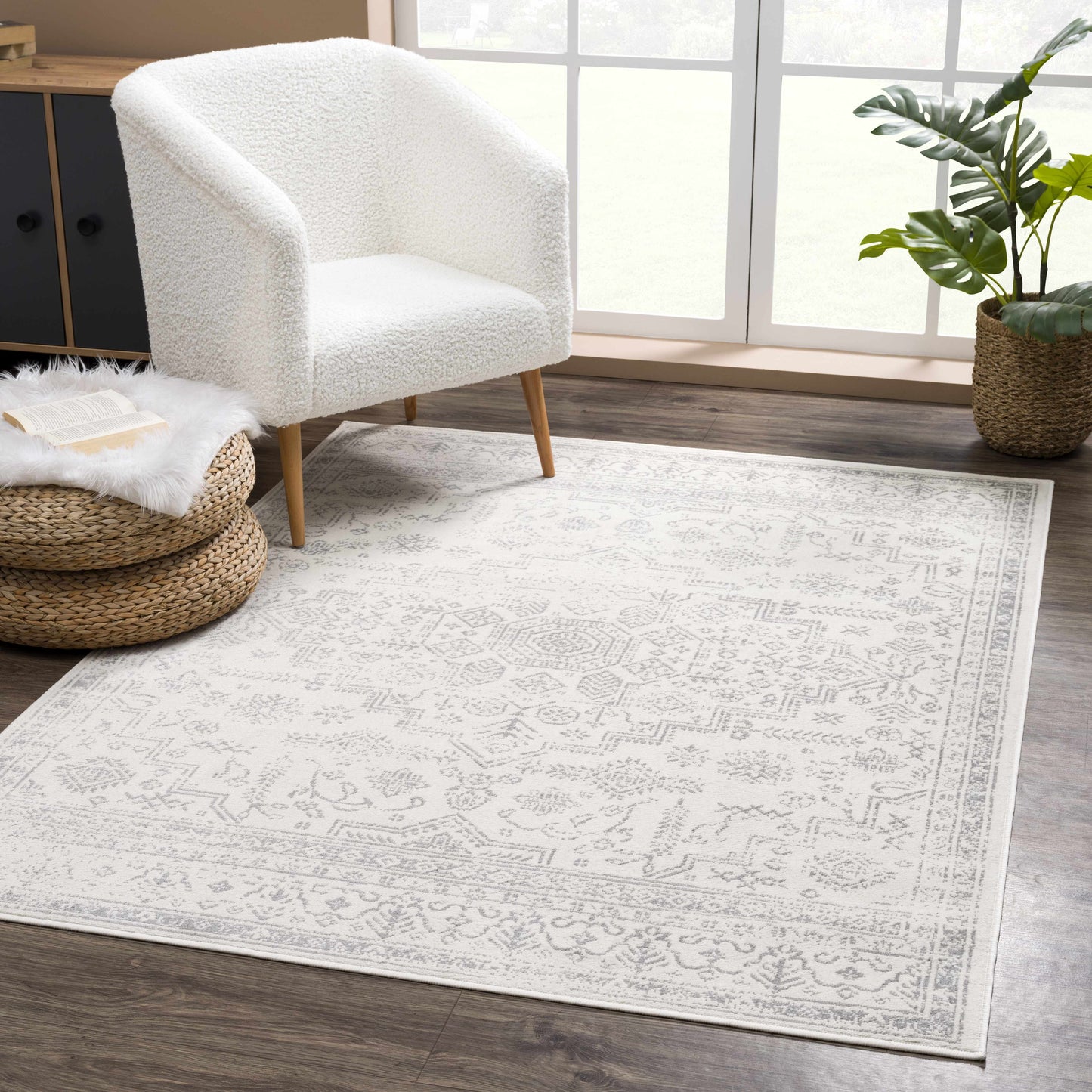 Tigried Ivory & Gray 2323 Area Rug - Clearance - Boutique Rugs