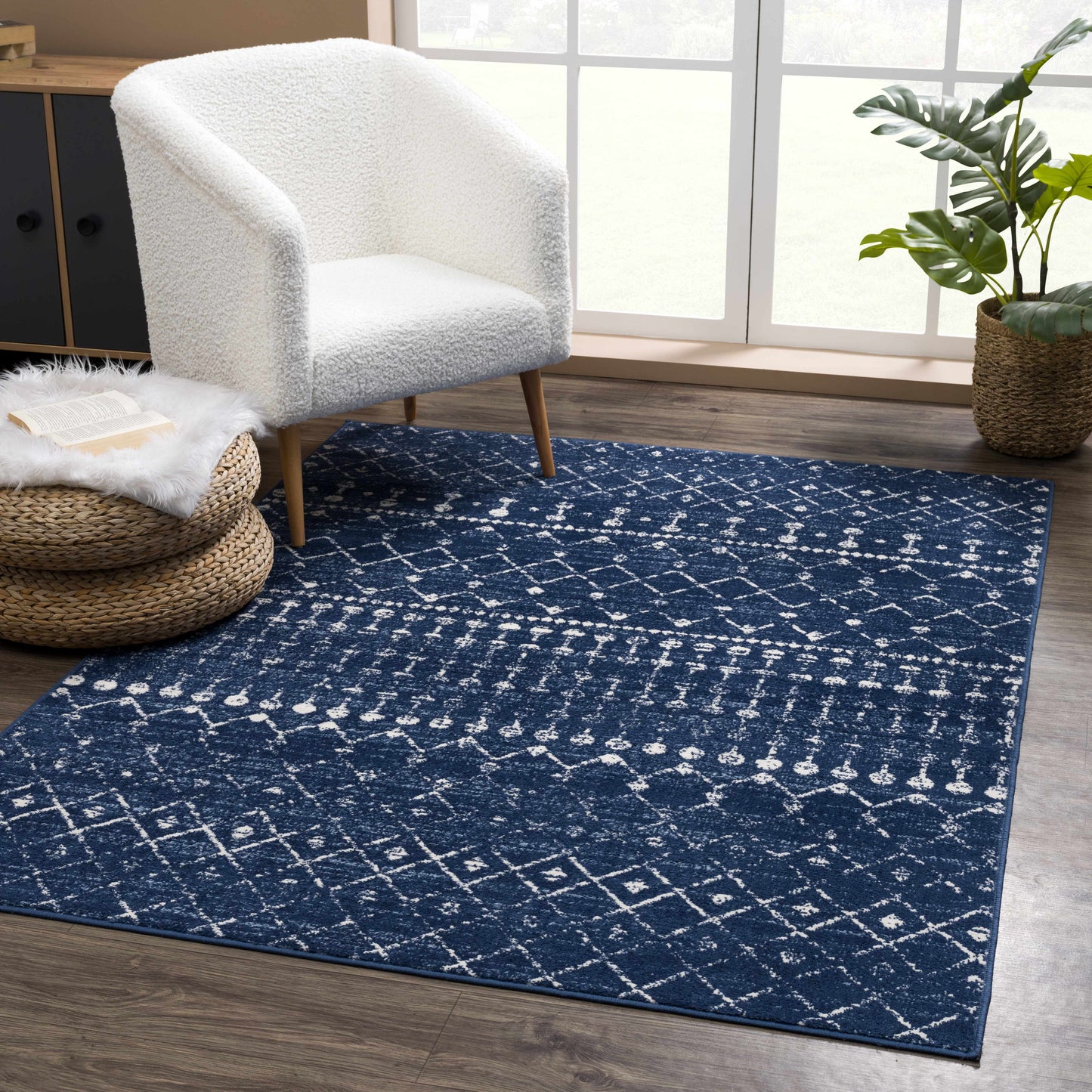 Tigrican Navy 2335 Area Rug - Boutique Rugs