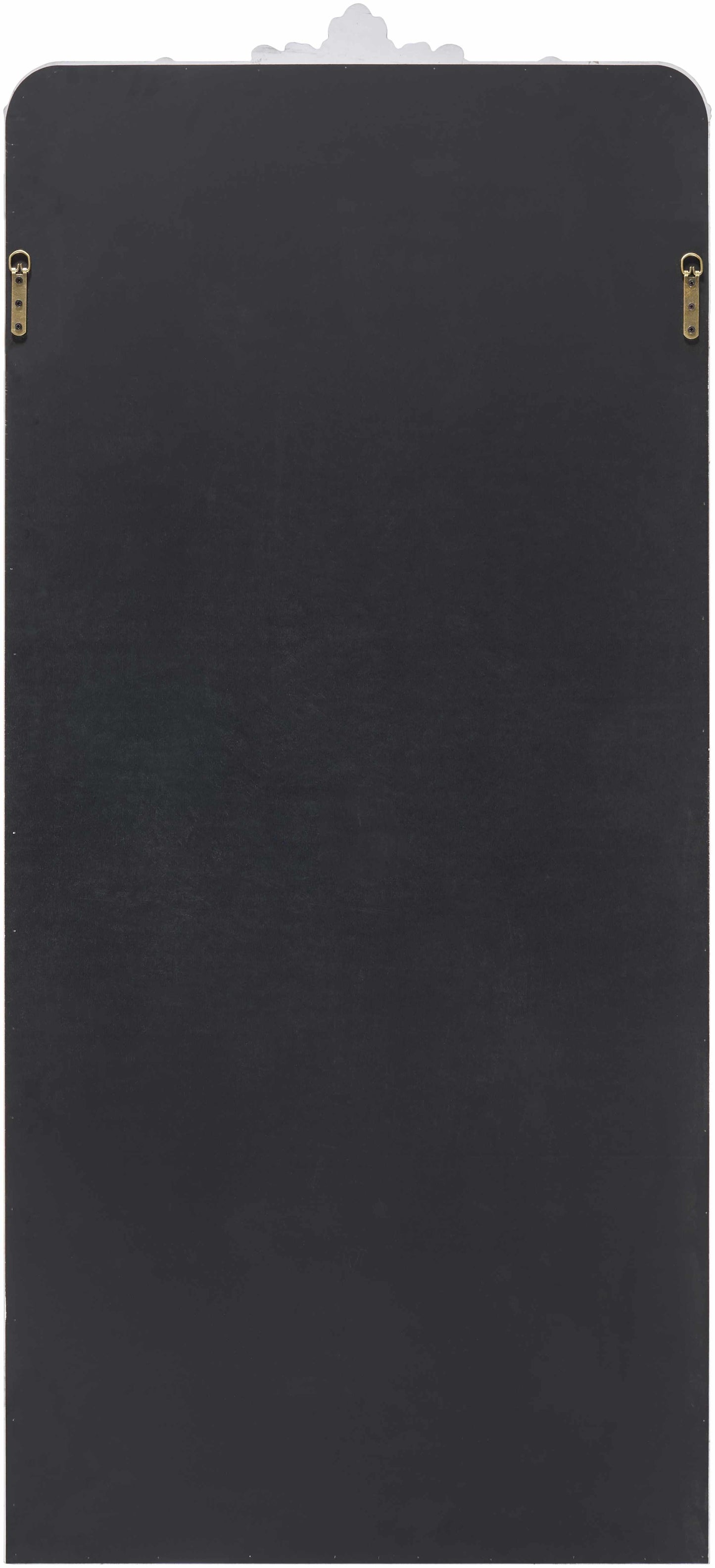 Silver Gray Frame 66’’ Rectangle Wall Mirror - 66’’H x 30’’W x 2’’D Arch/Crowned Top - Boutique Rugs