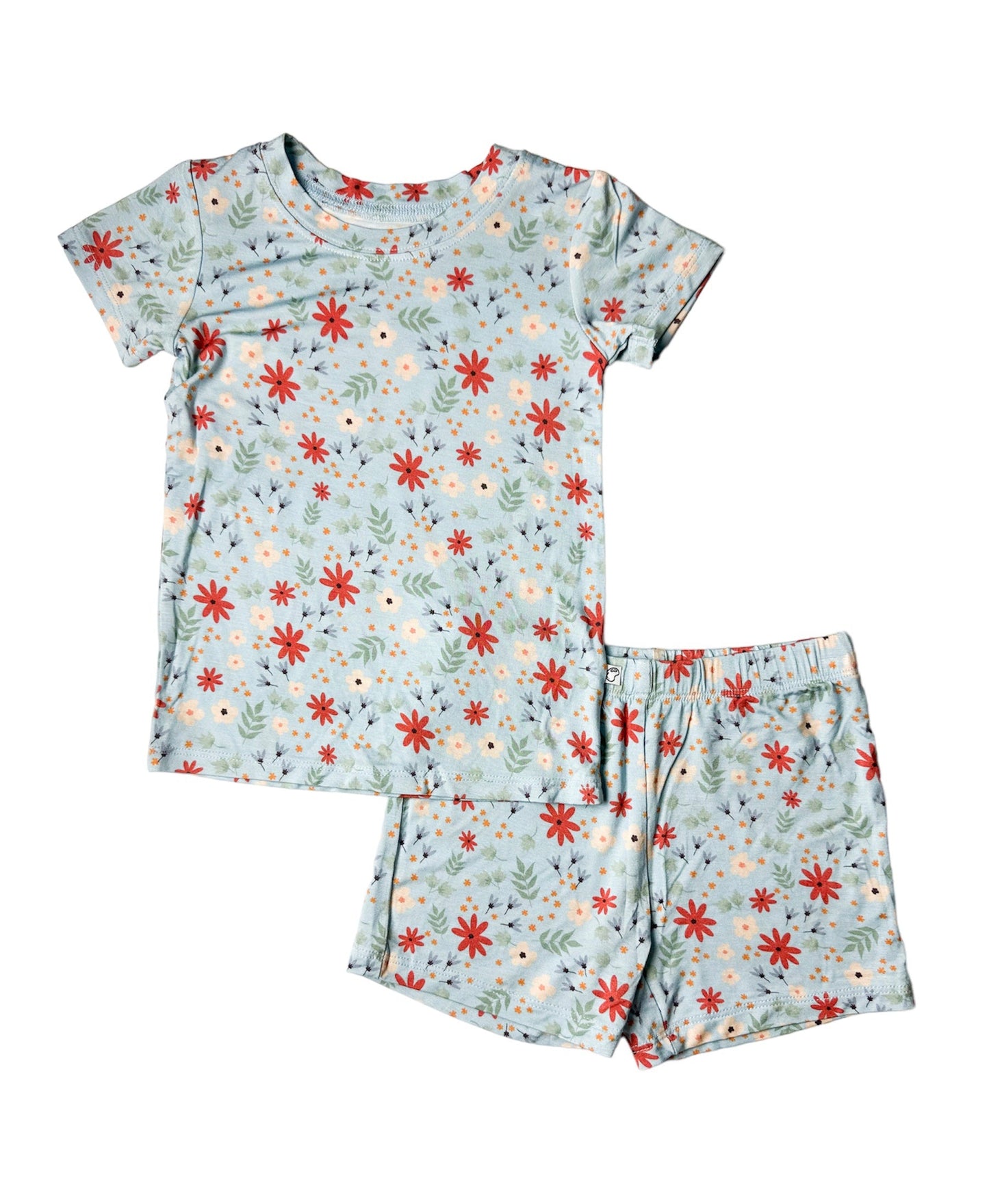 Fall Floral | Two Piece Pajama Short Set - Annie Bean