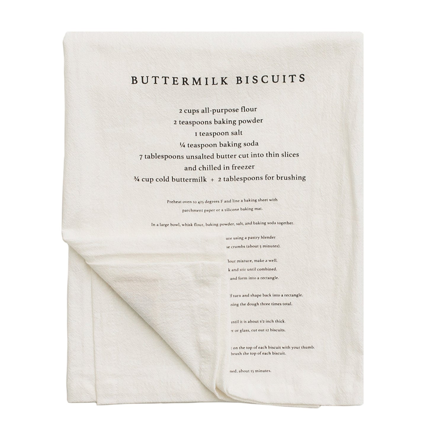 Buttermilk Biscuits Tea Towel - Sweet Water Decor