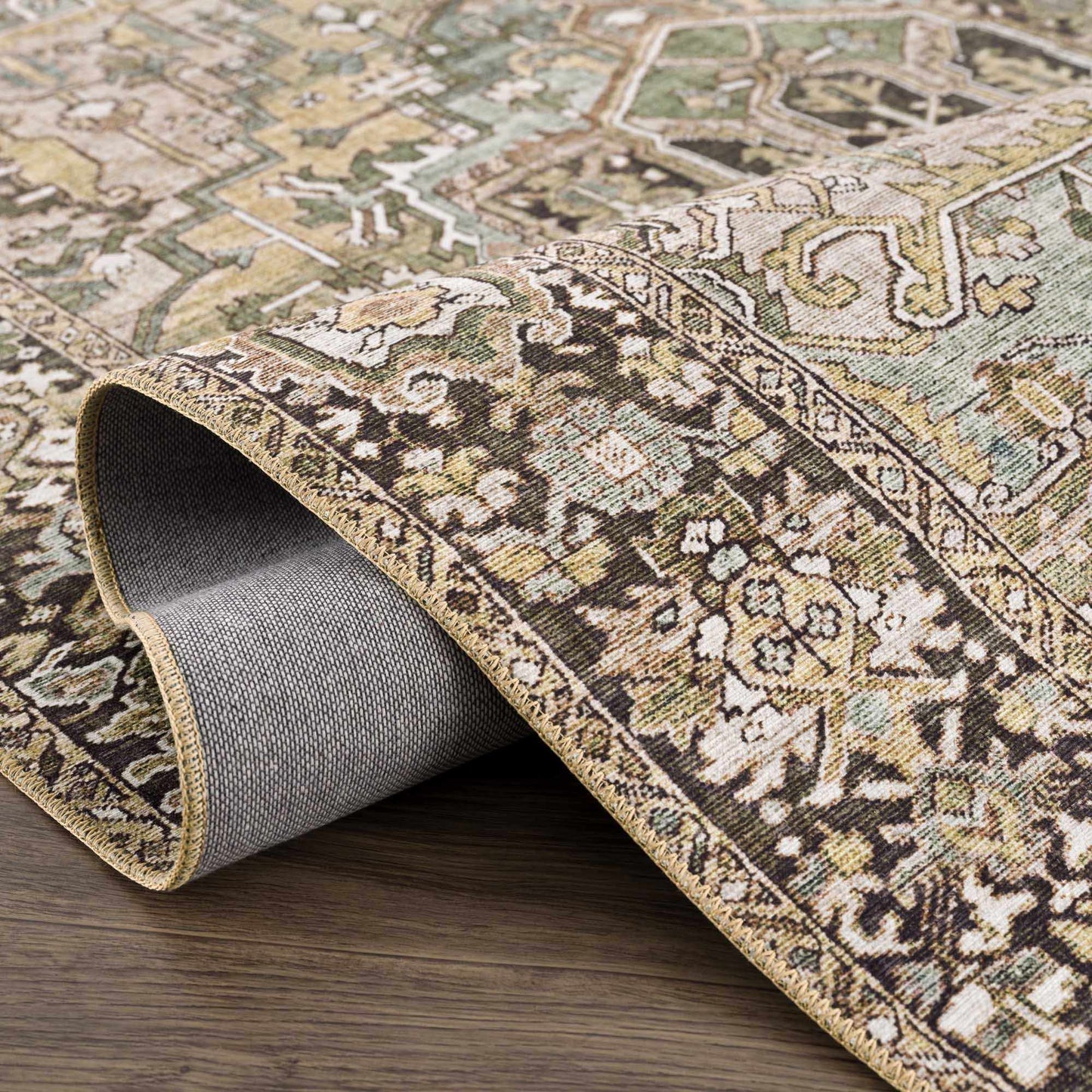 Neyland Sage Green Area Rug - Boutique Rugs