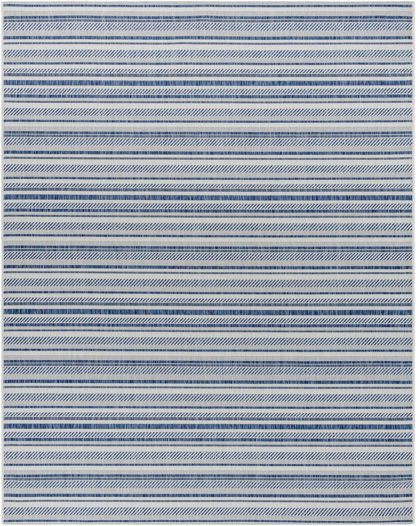 Olin White&Blue Performance Rug - Boutique Rugs