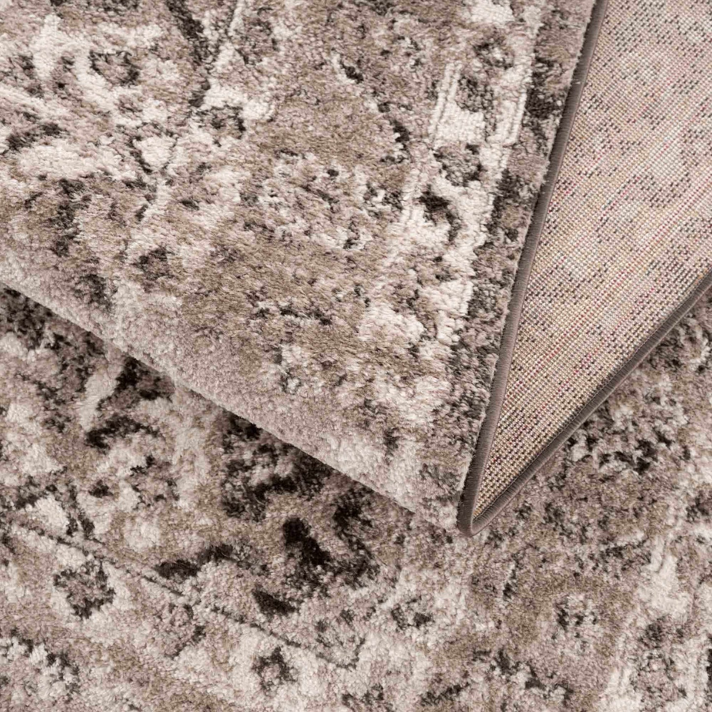 Albie Charcoal & Beige Area Rug - Clearance - Boutique Rugs