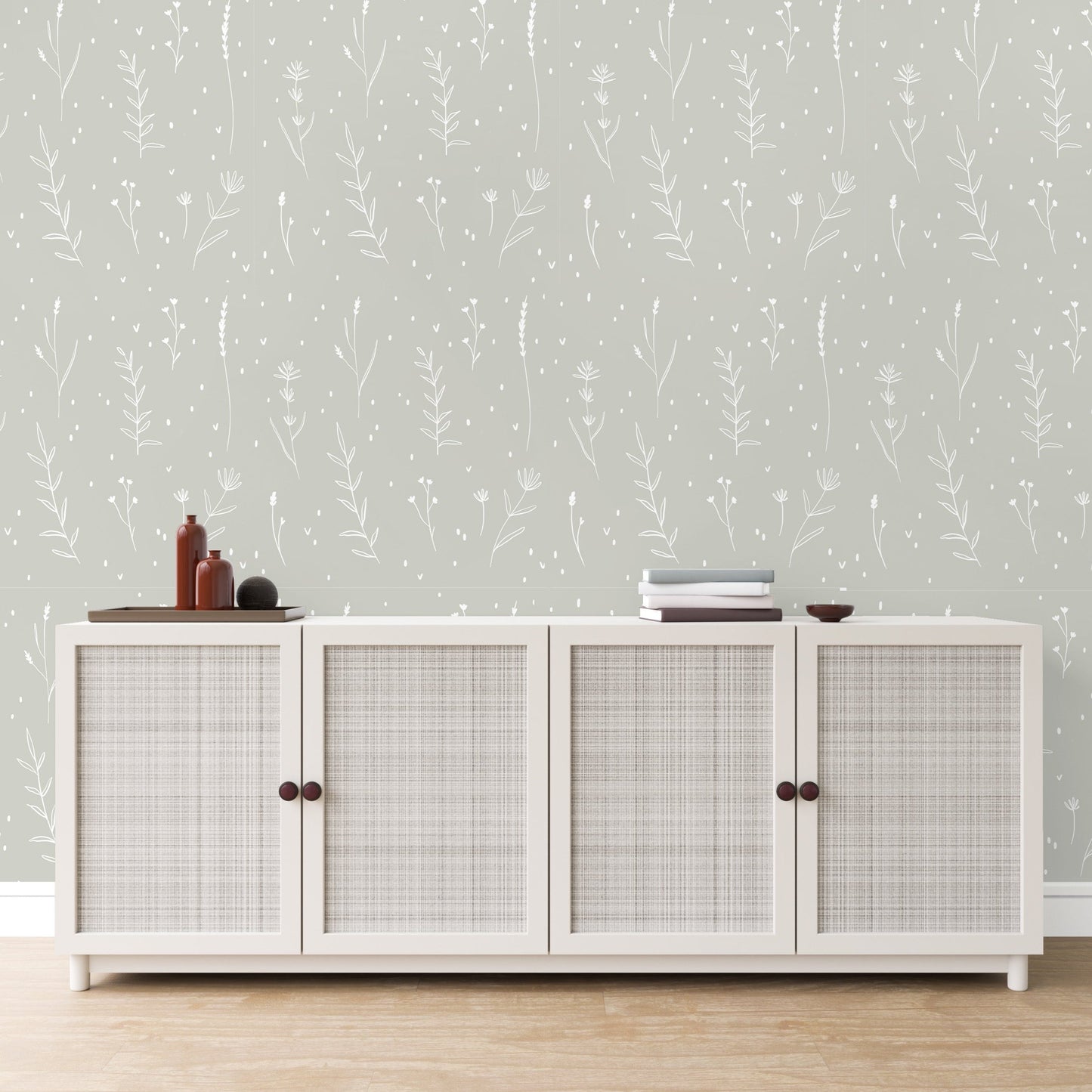 Hailey Wallpaper by Hailey Creative - Sample 1 foot by 1 foot / Dark - Loomwell Home Goods