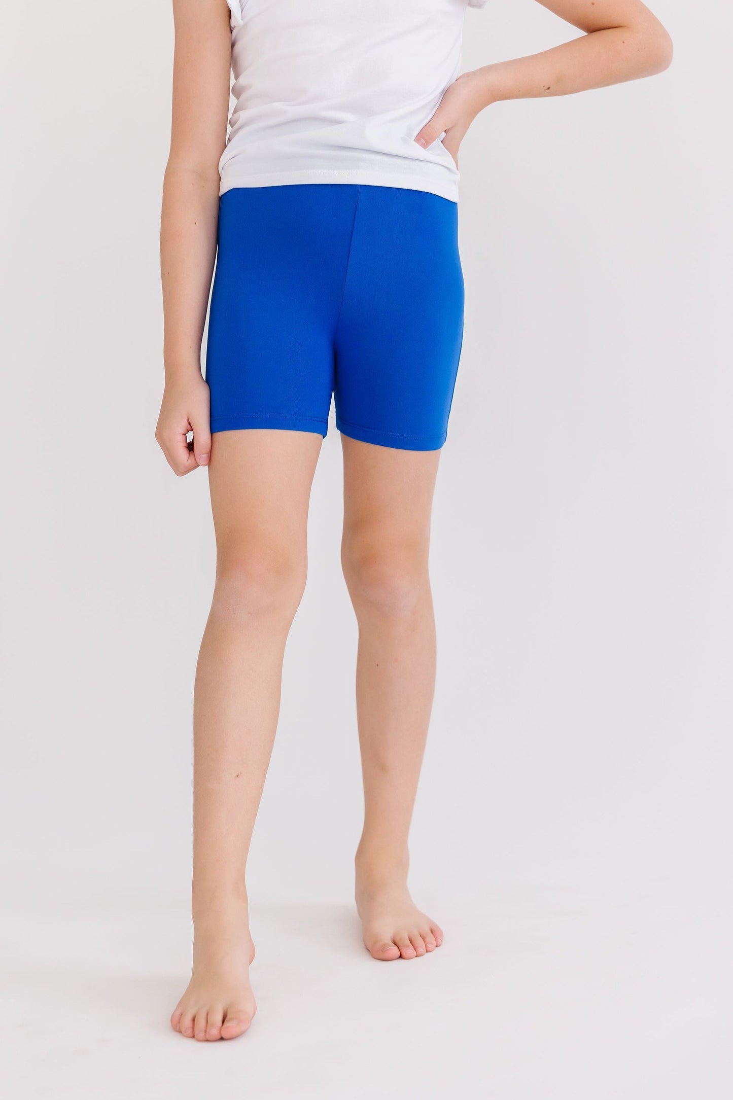 Royal Blue Cartwheel Twirl Shorts - Mila & Rose ®