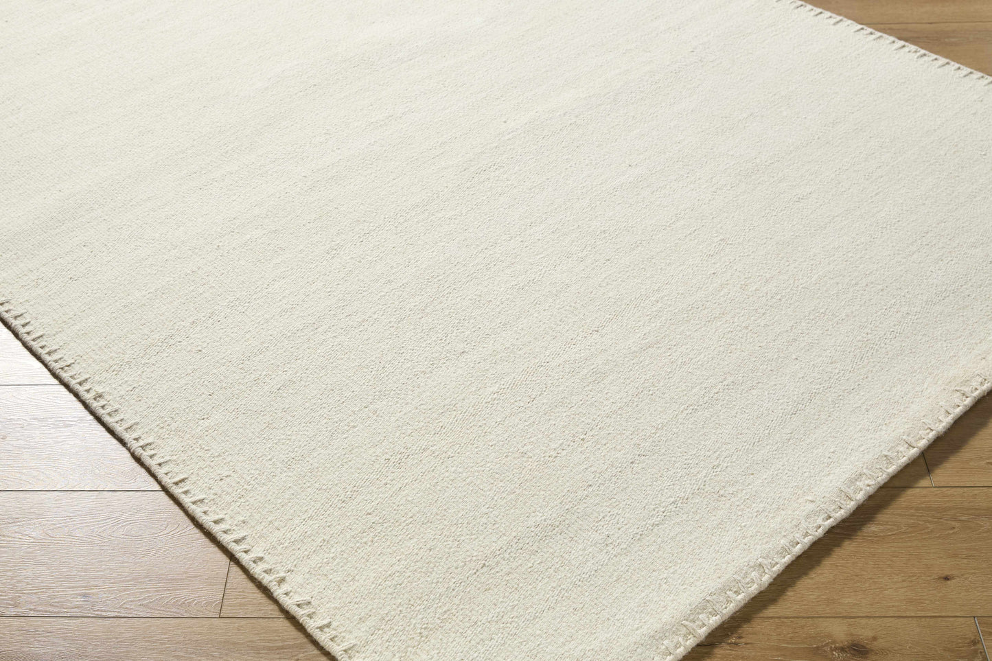 Ivory Neutral Wool Area Rug - Boutique Rugs