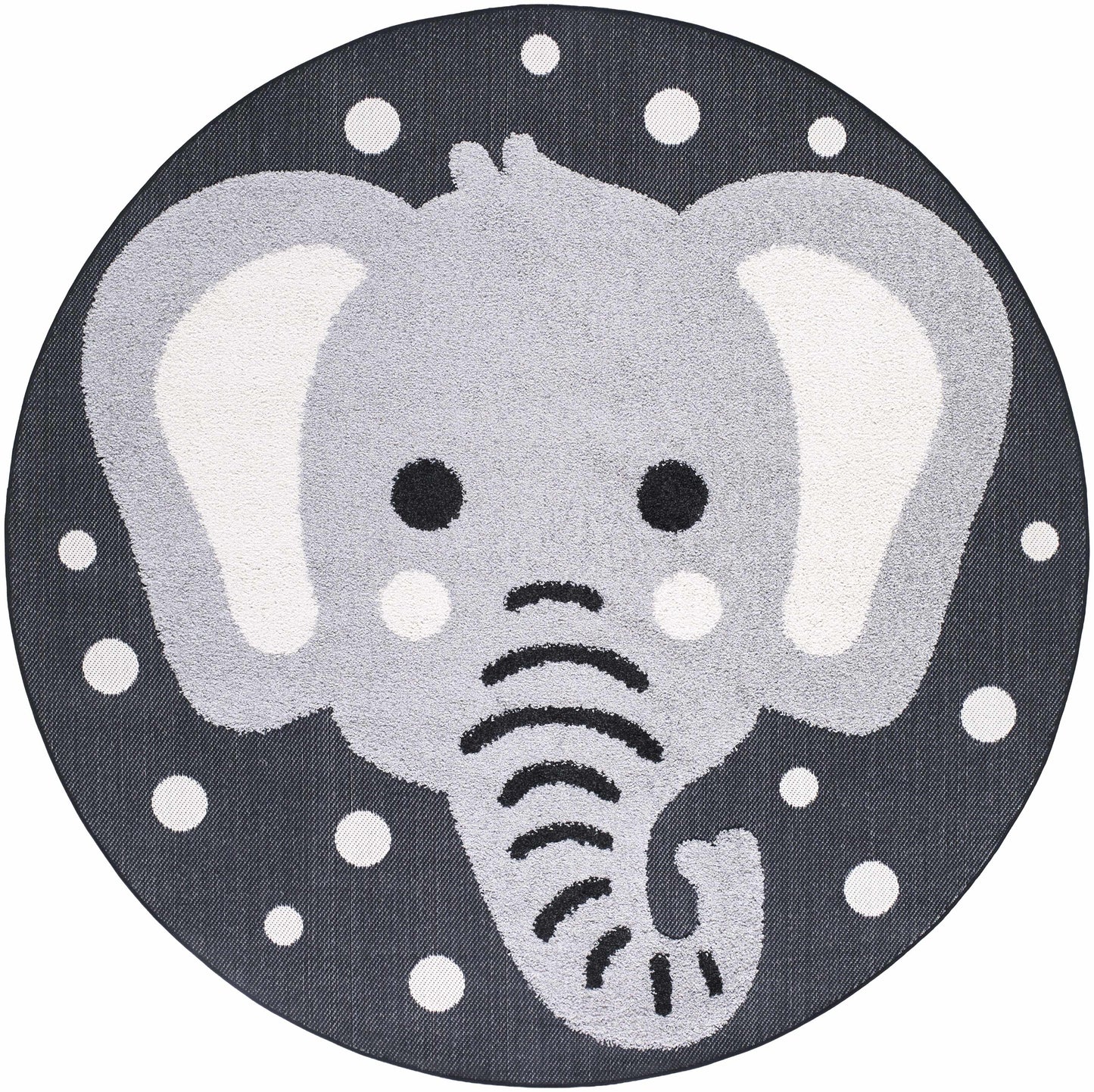 Kids Elephant Animal Print Nursery Area Rug - Clearance - Boutique Rugs
