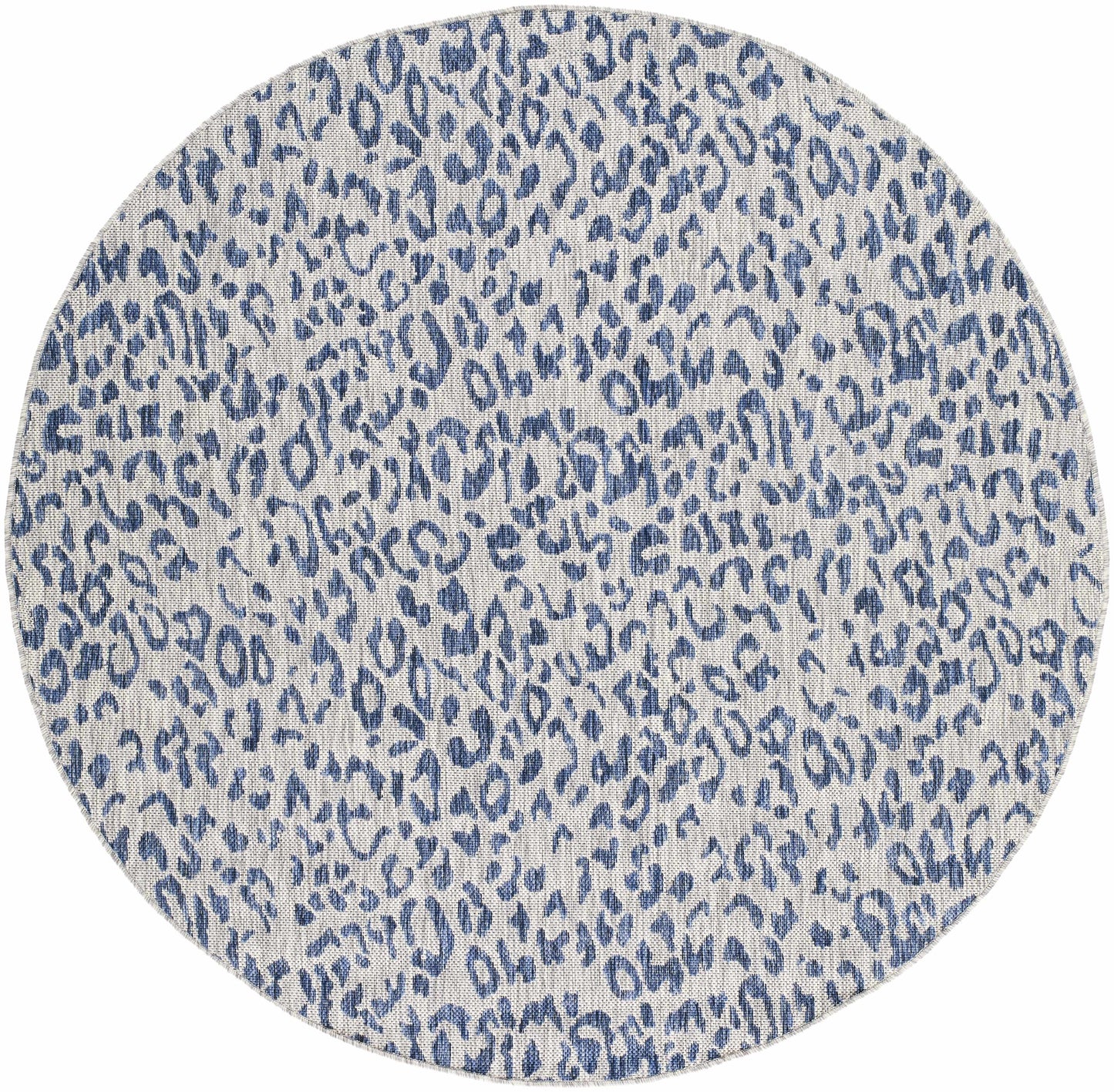 Skipsea Blue Leopard Performance Rug - Boutique Rugs