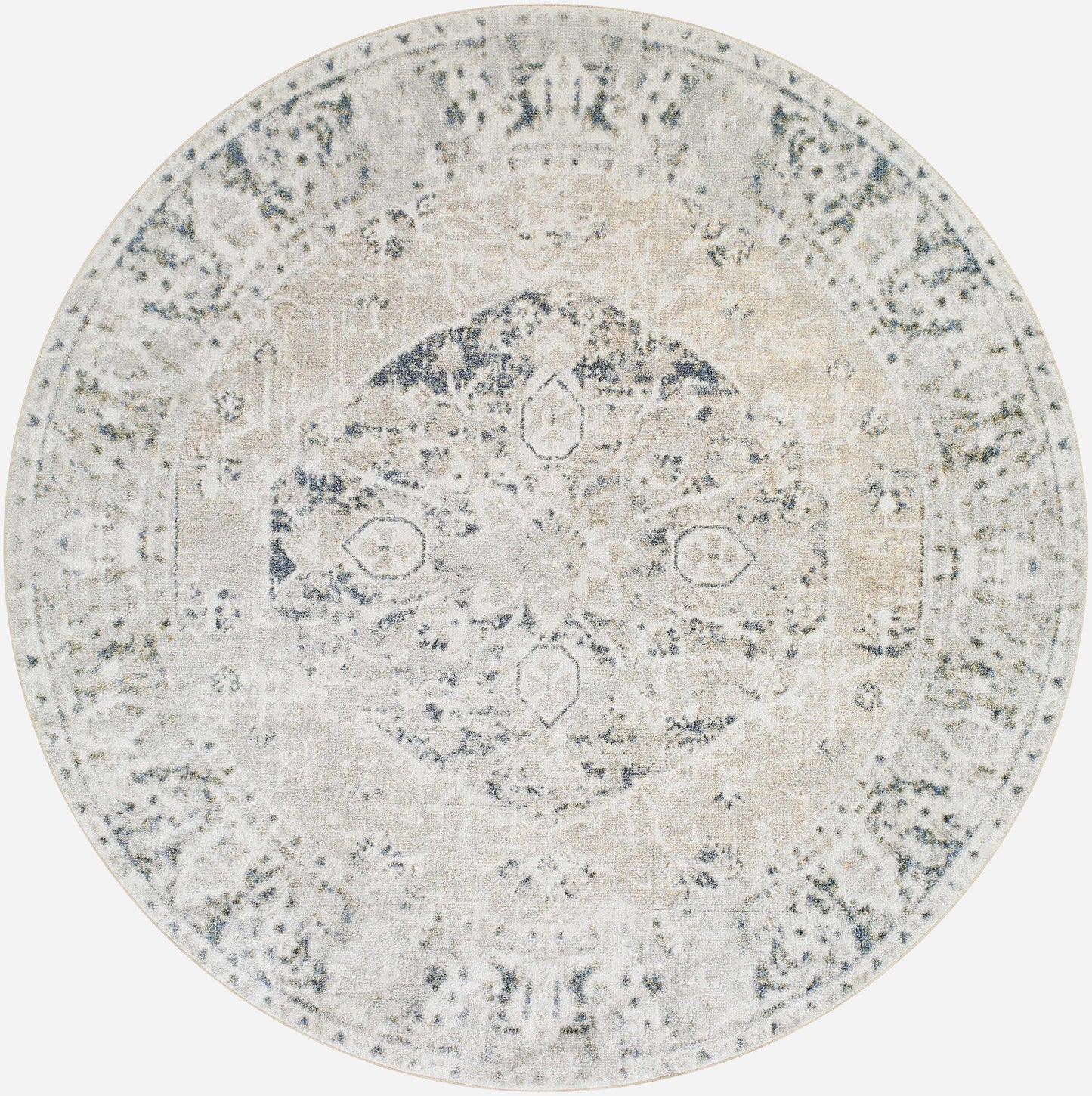 Rudo Cream Washable Area Rug - Boutique Rugs