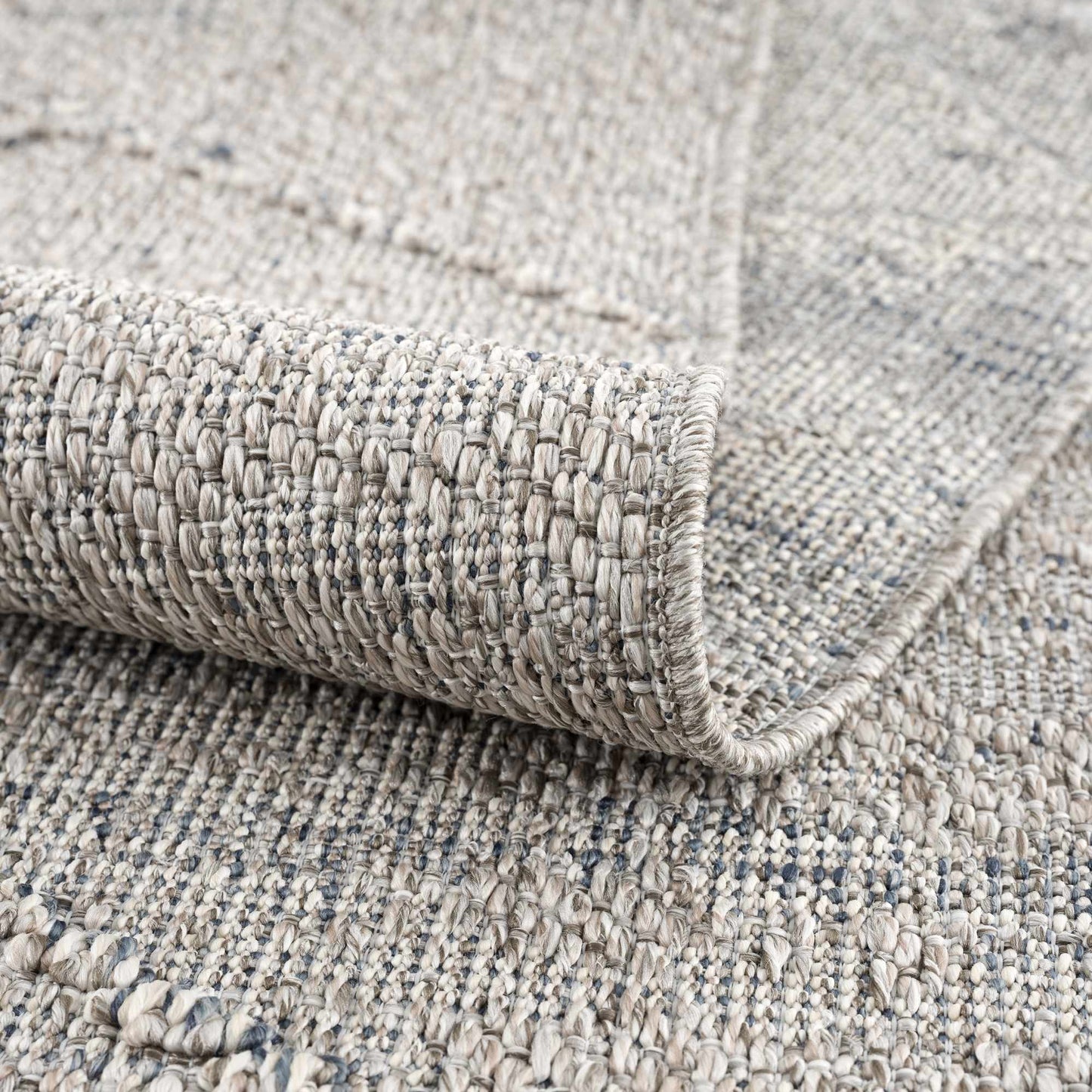 Baqer Taupe & Gray Textured Performance Rug - Clearance - Boutique Rugs