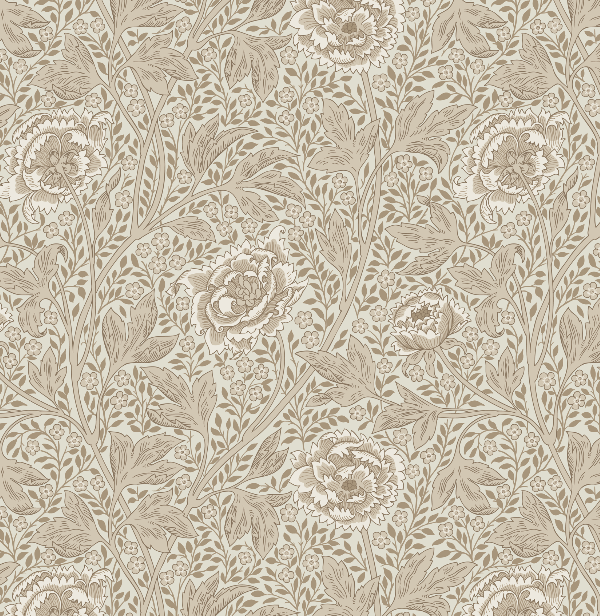 Agnes Wallpaper by Bear Bell - Sample 1 foot by 1 foot / Light - Loomwell Home Goods