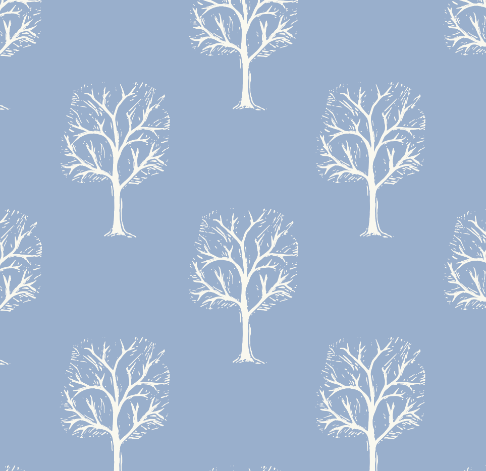Adair Wallpaper by ArtShades - Sample 1 foot by 1 foot / Dark Blue - Loomwell Home Goods